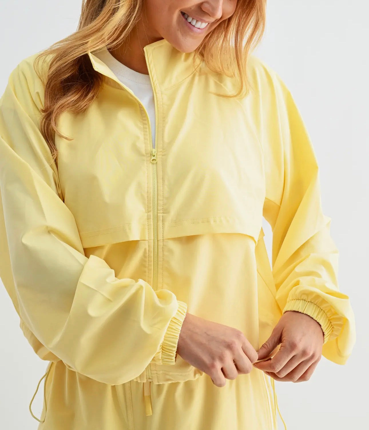 Yellow Windbreaker
