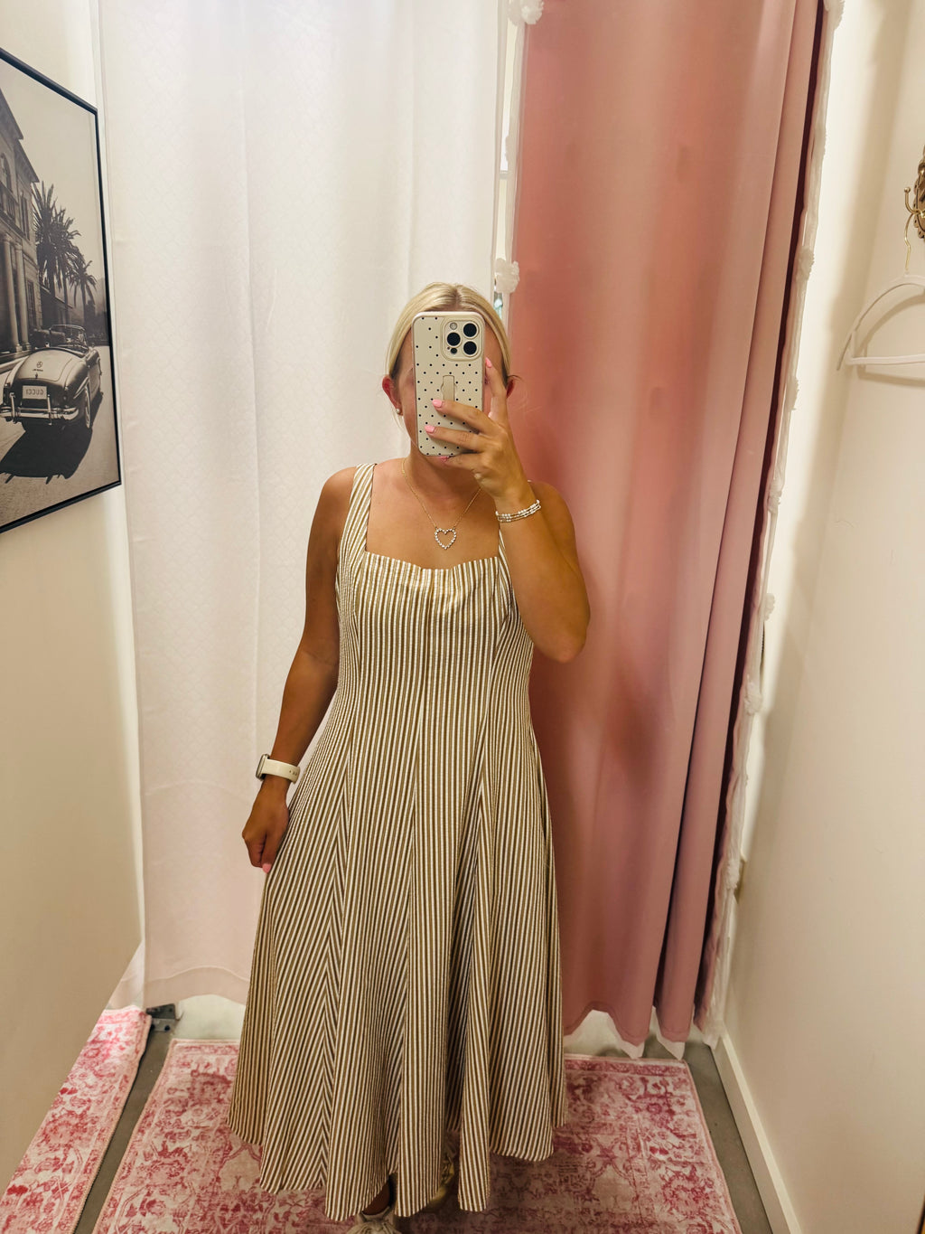 Fit and Flare Midi Dress