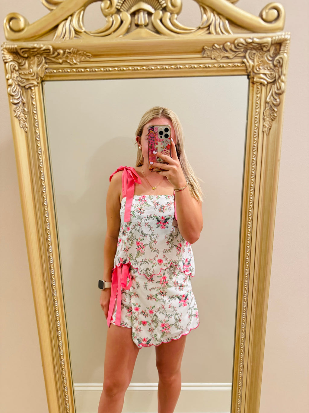 Floral Summer Skort Set