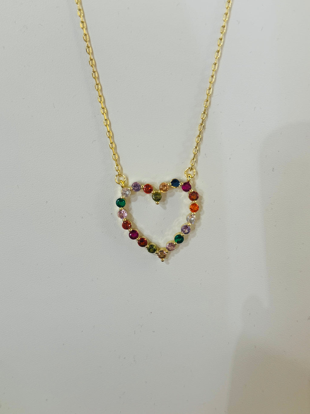Colorful Heart Necklace