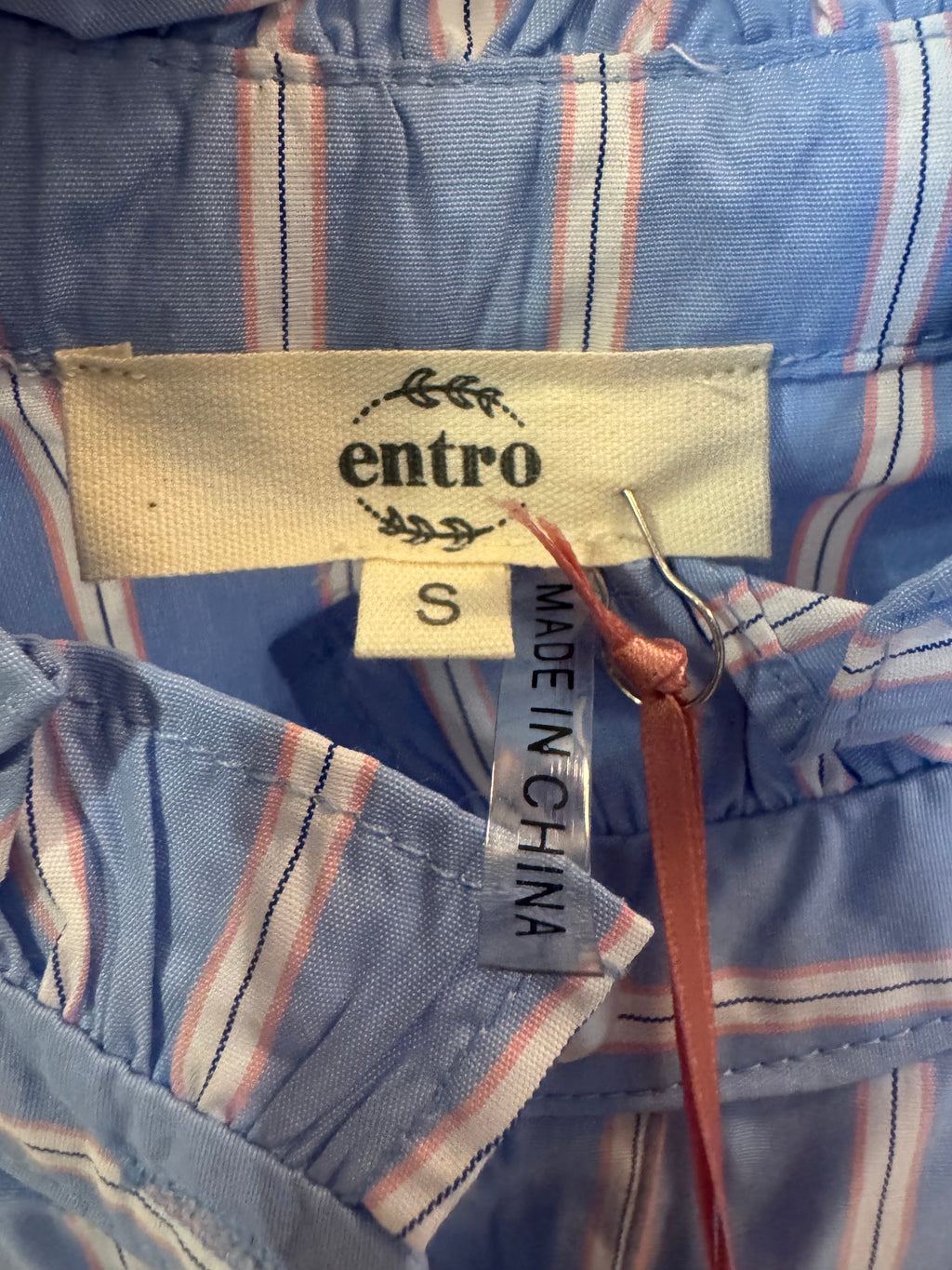 Striped Baby Blue Dress