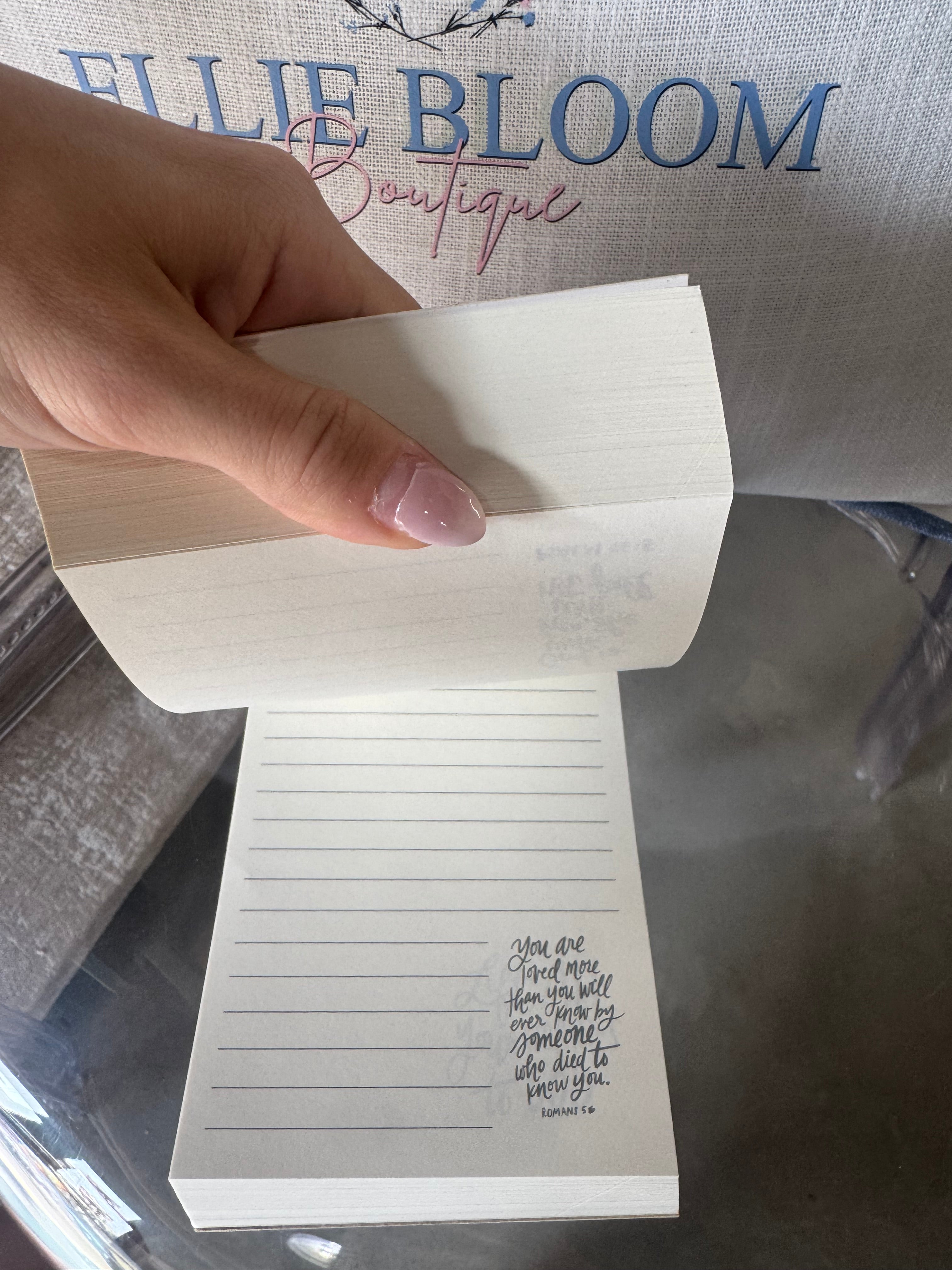 Verse of the Day Note Pad