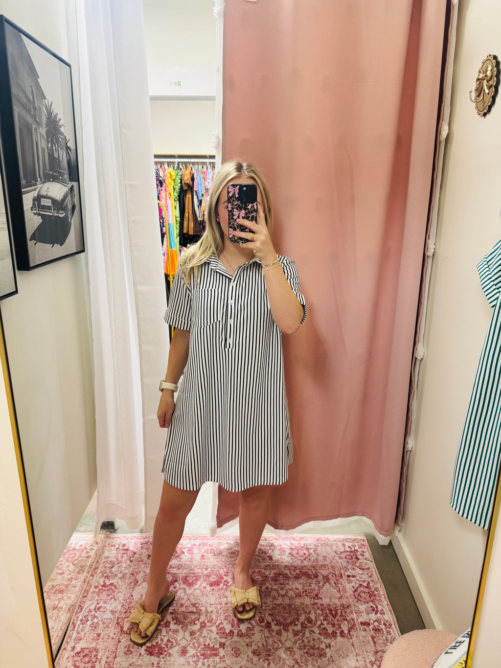 Black Throw On Dress