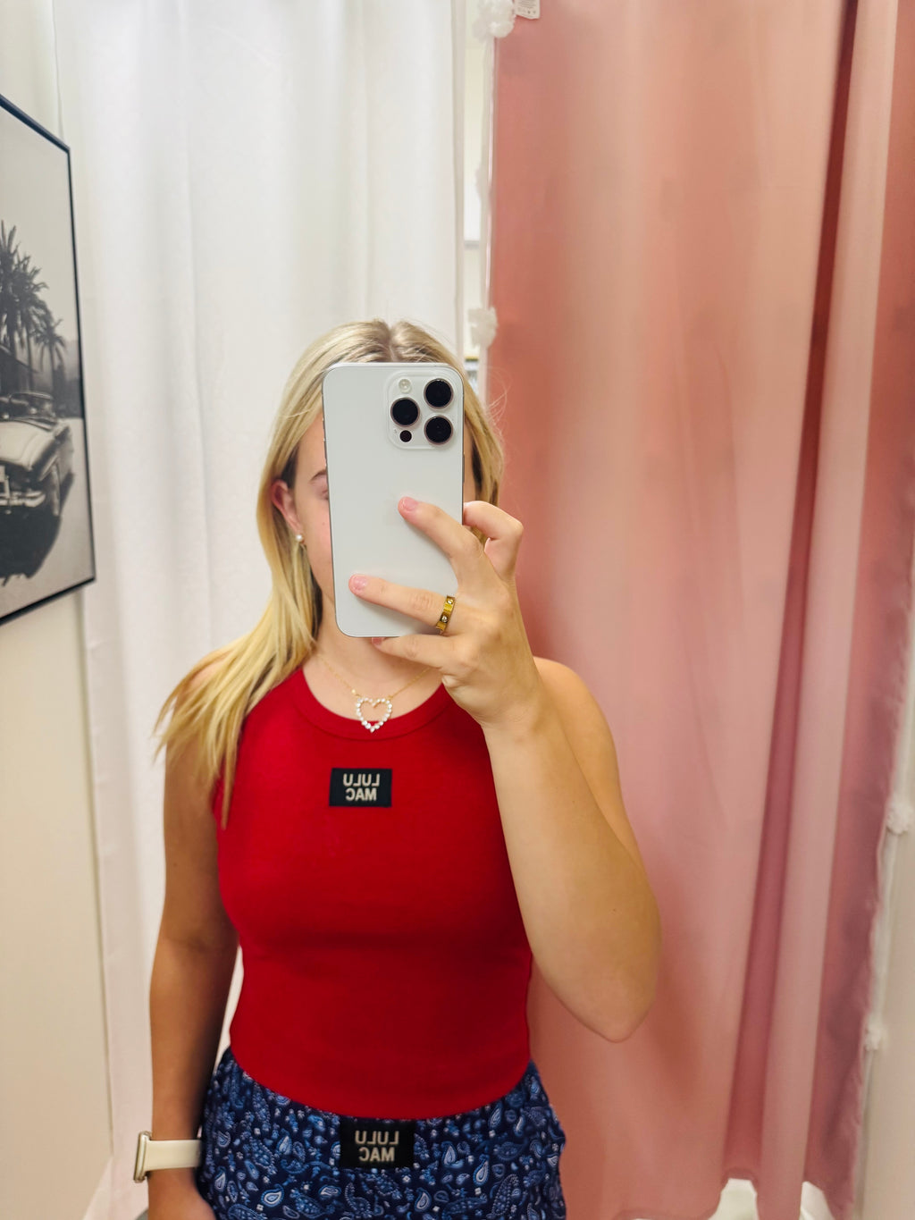 Plain Red Tank