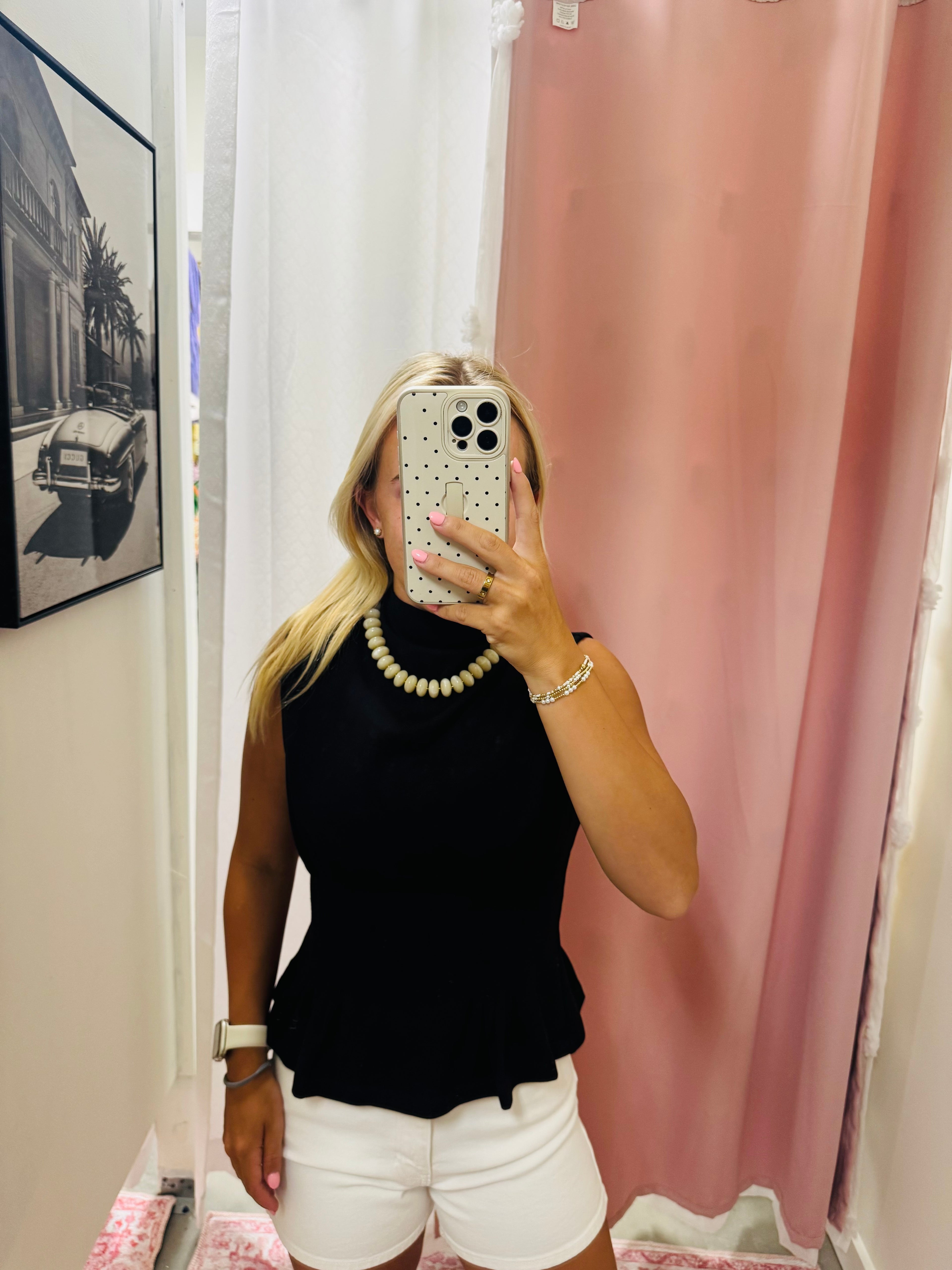 Black Scuba Top