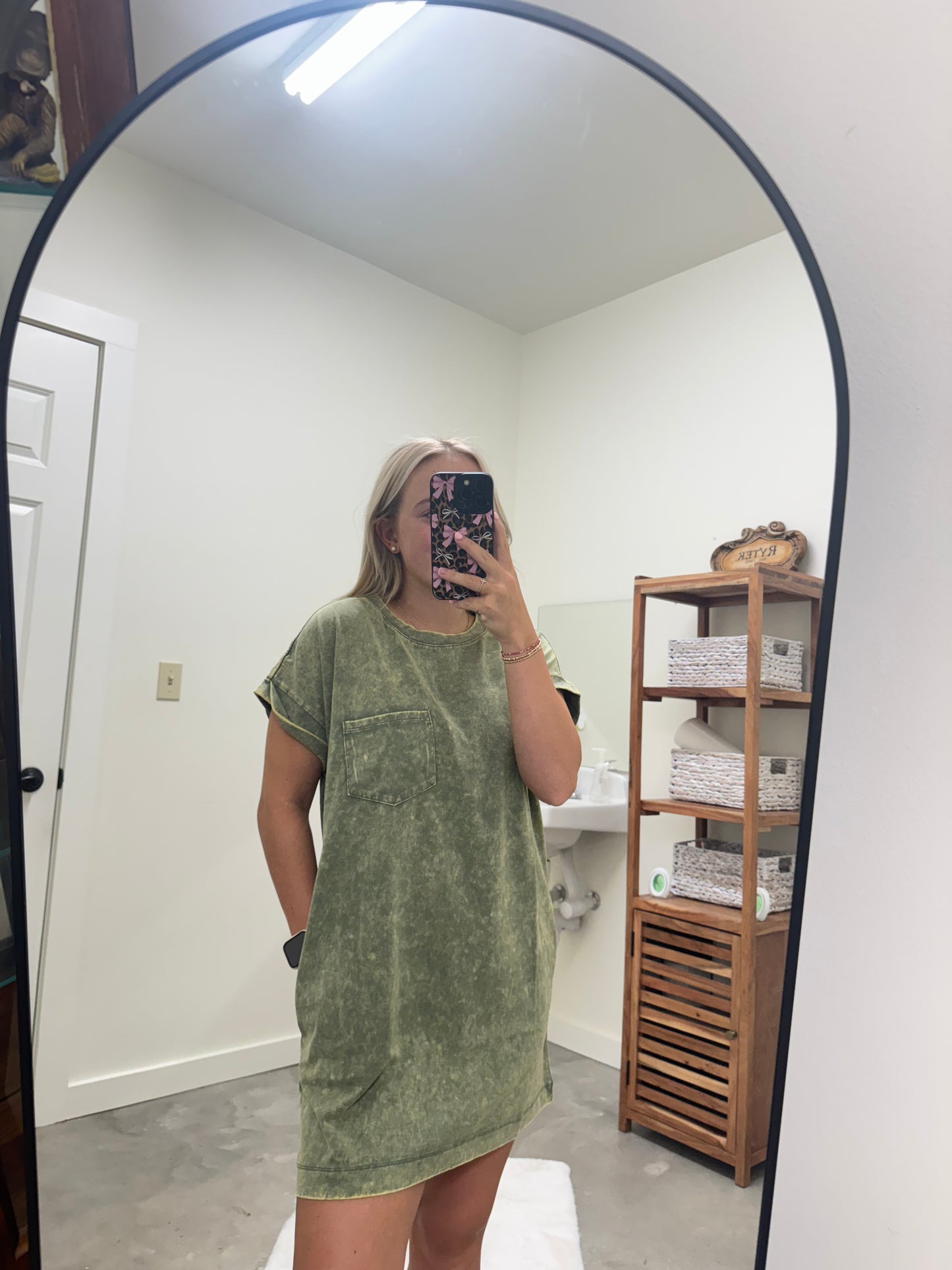 Green Cotton Dress
