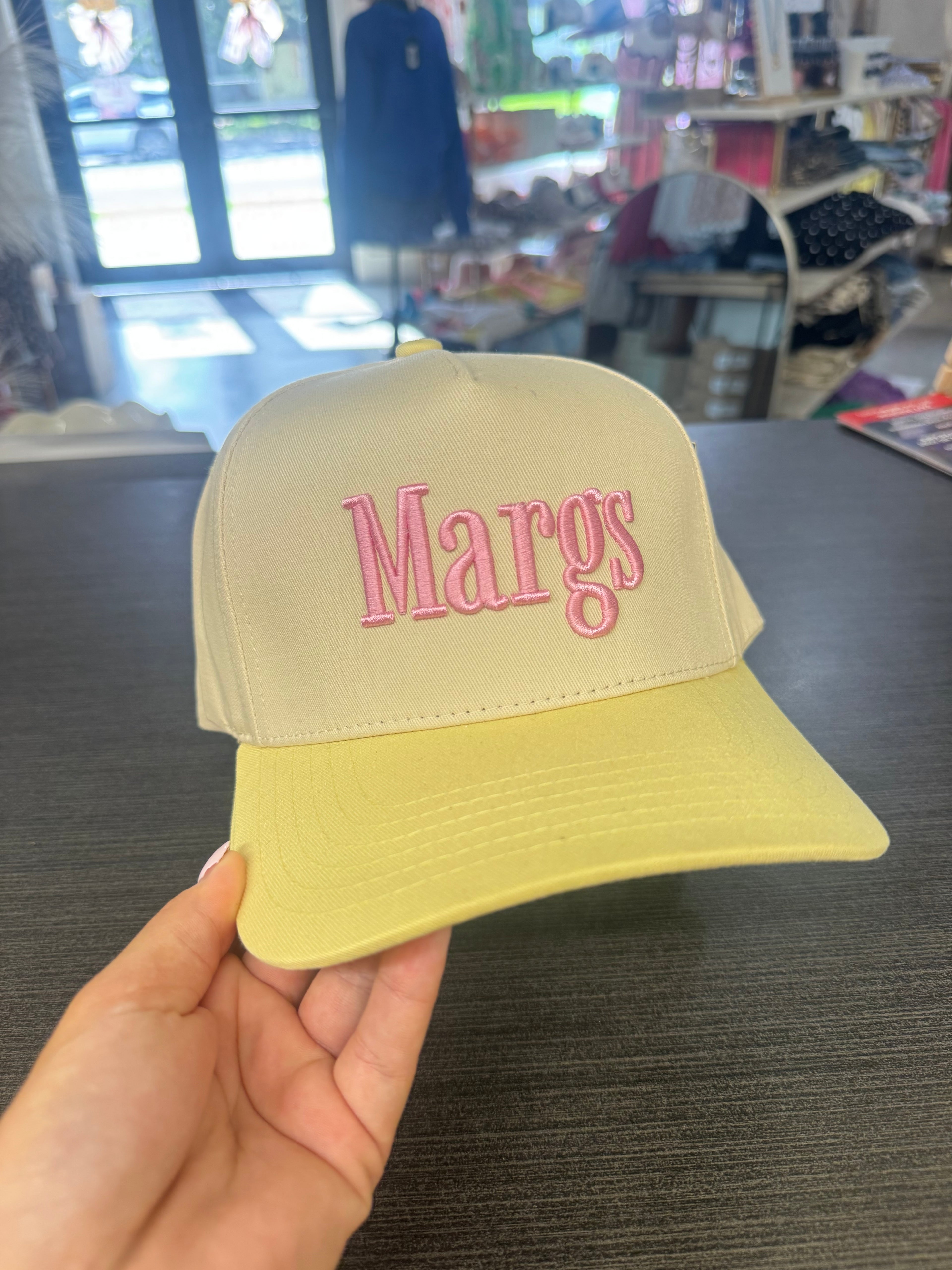 Yellow Margs Hat