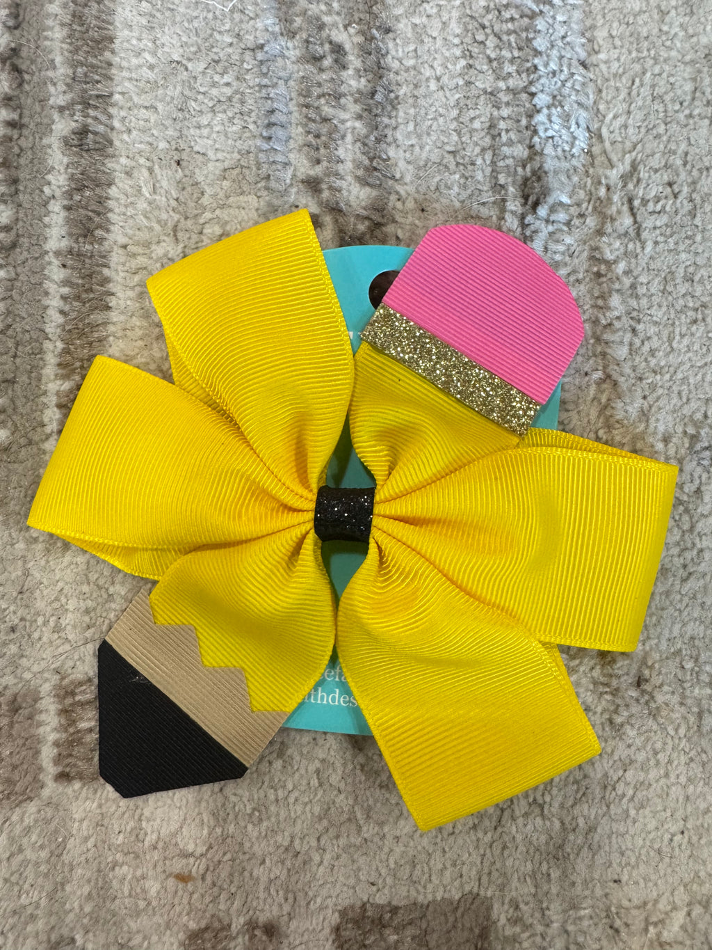 Pencil Bow Clip