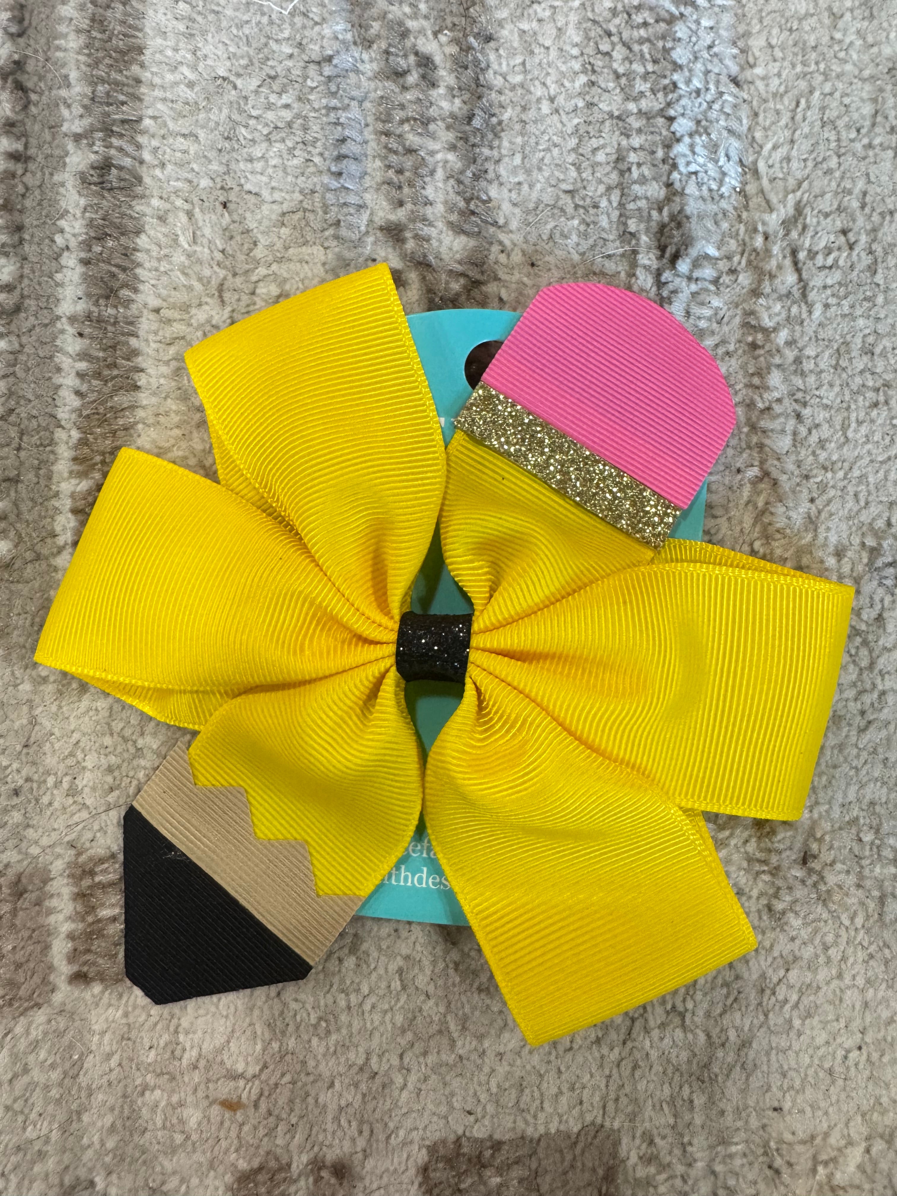 Pencil Bow Clip