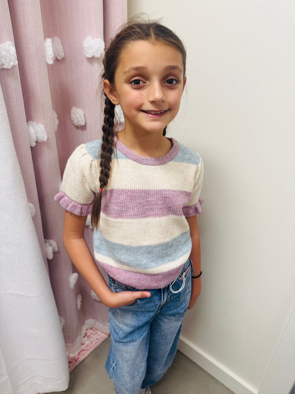 Tween Puff Sleeve Sweater