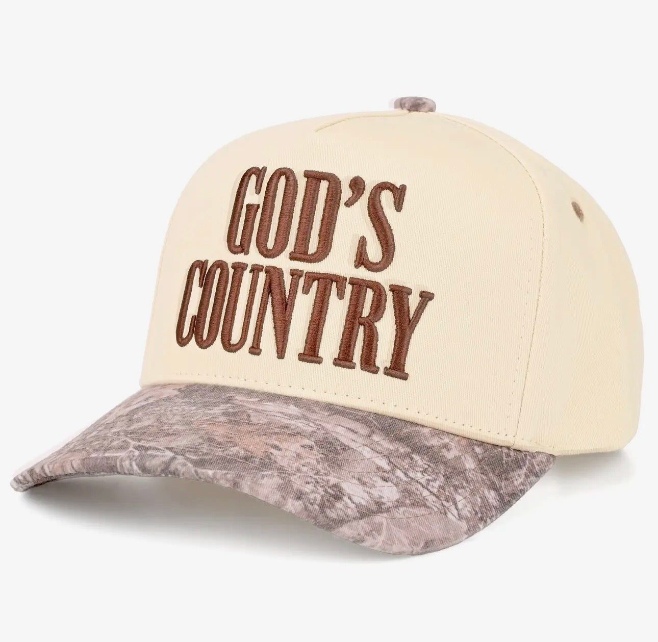 Camo Gods Country Trucker Hat