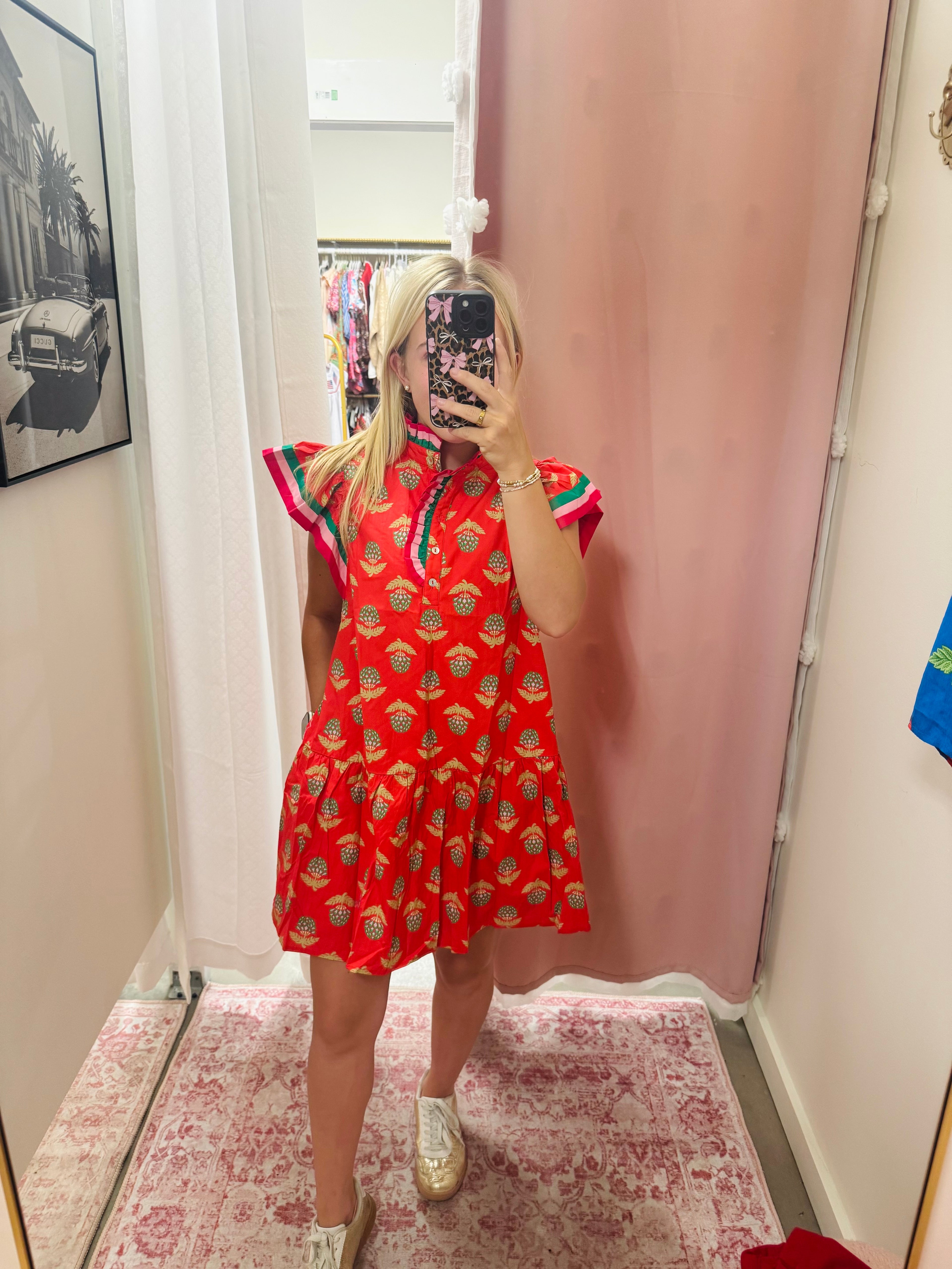 Tropic Red Dress