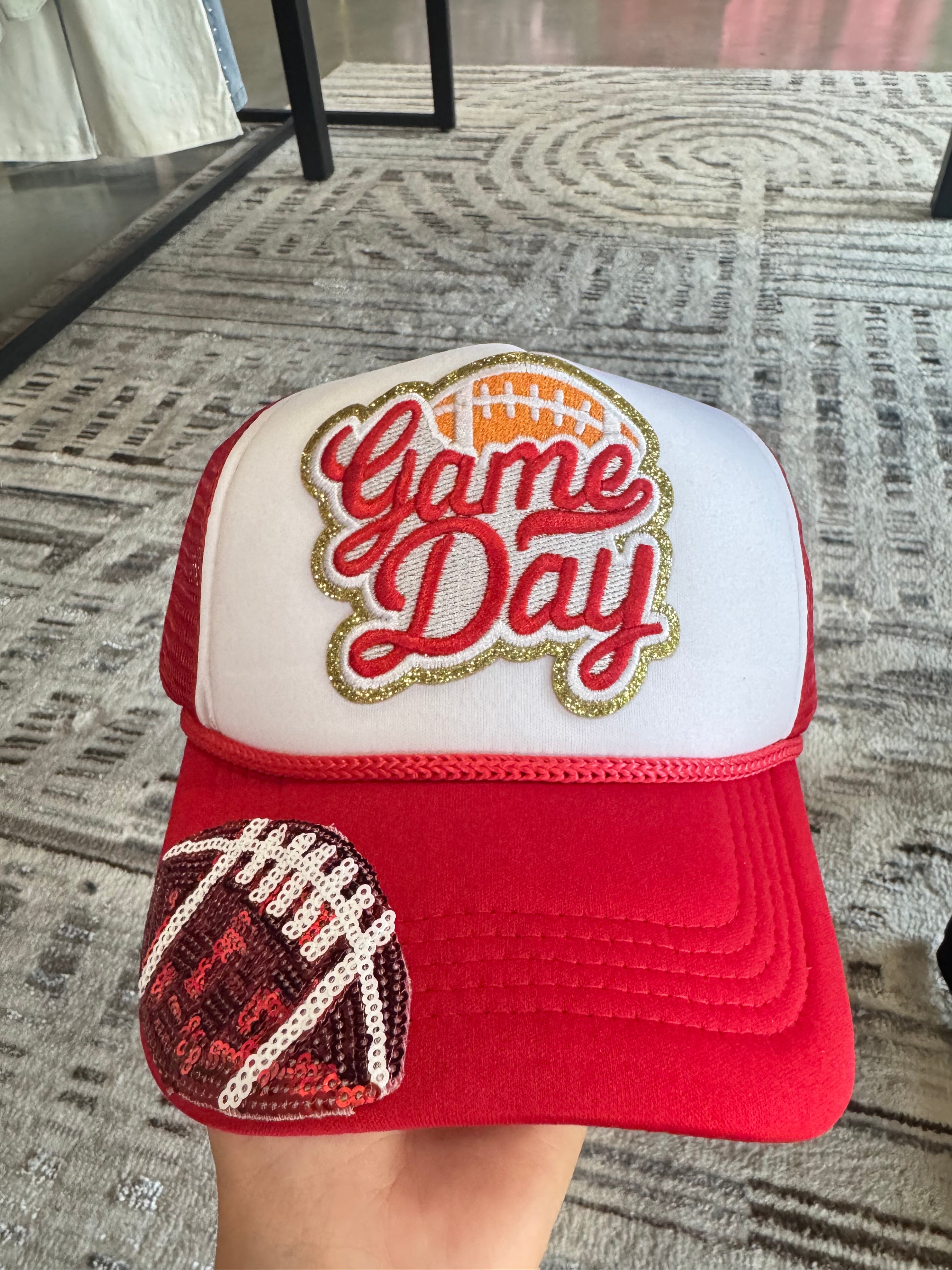Red Football Game Day Trucker