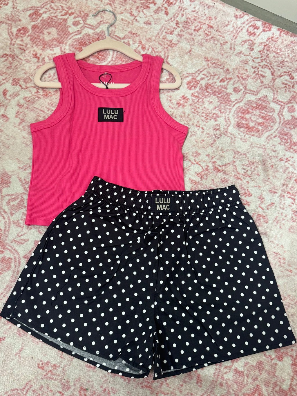 Youth Lulu Mac Pink Tanks
