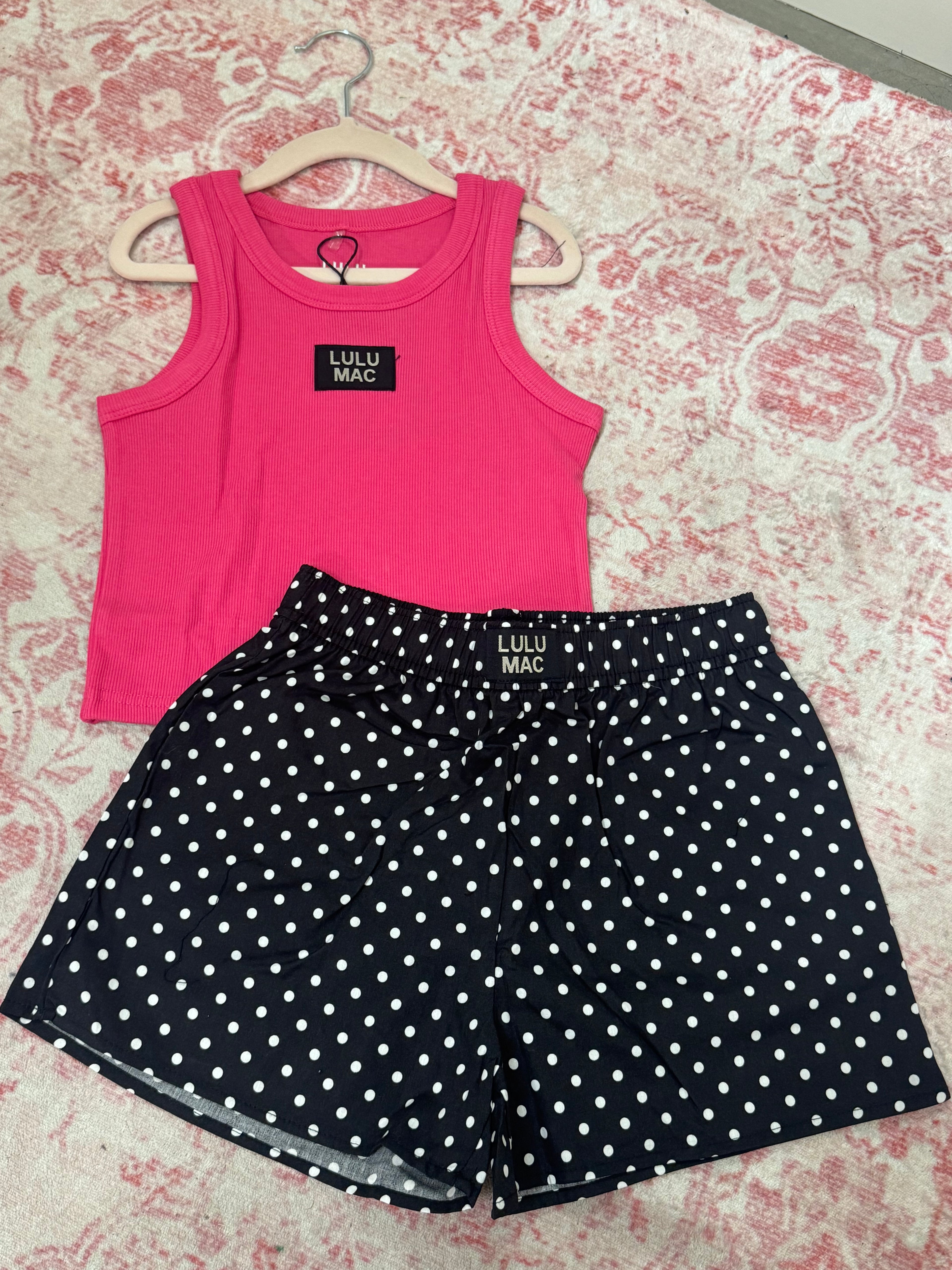 Youth Lulu Mac Pink Tanks