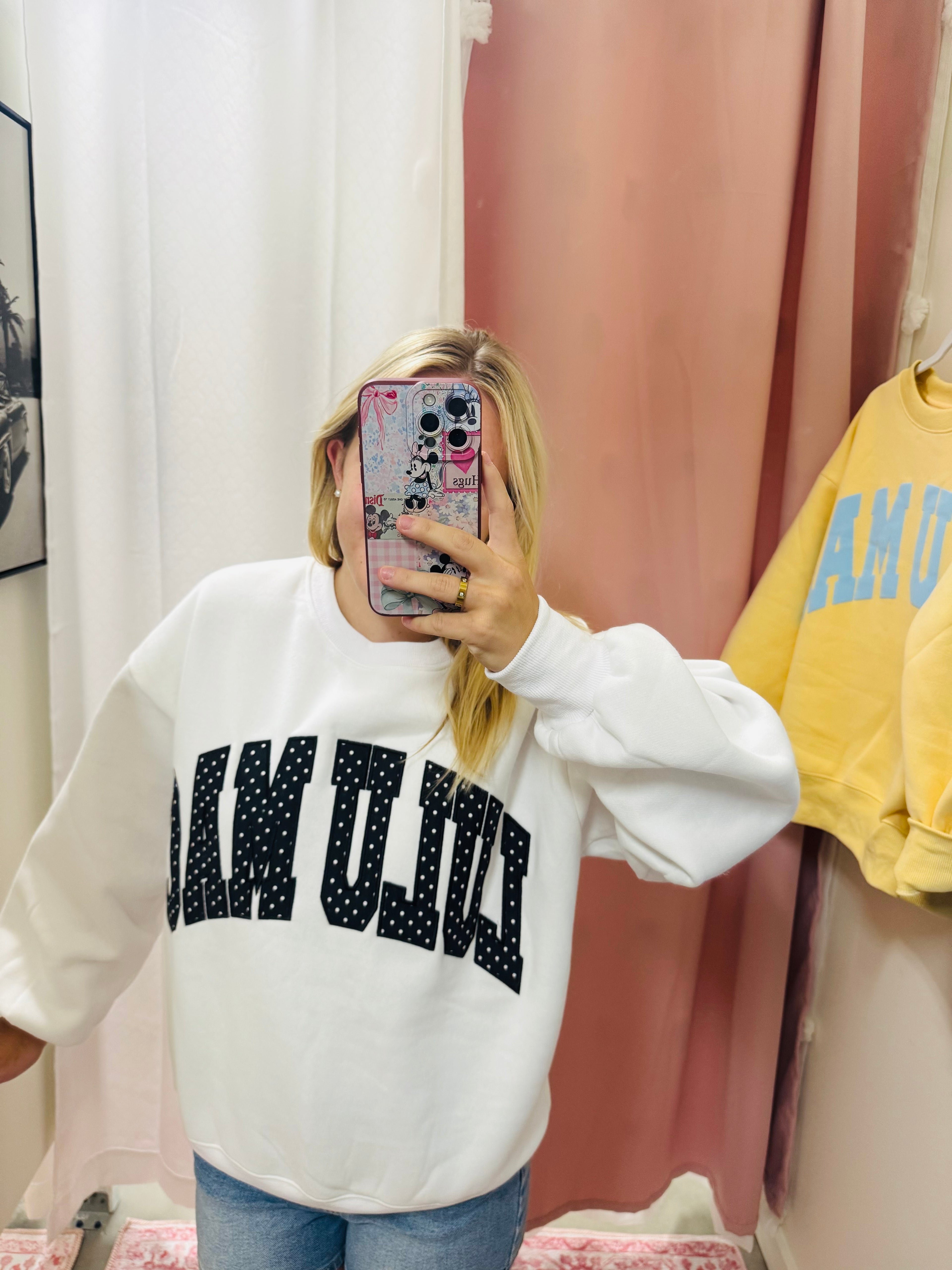 Black and White Sweatshirt