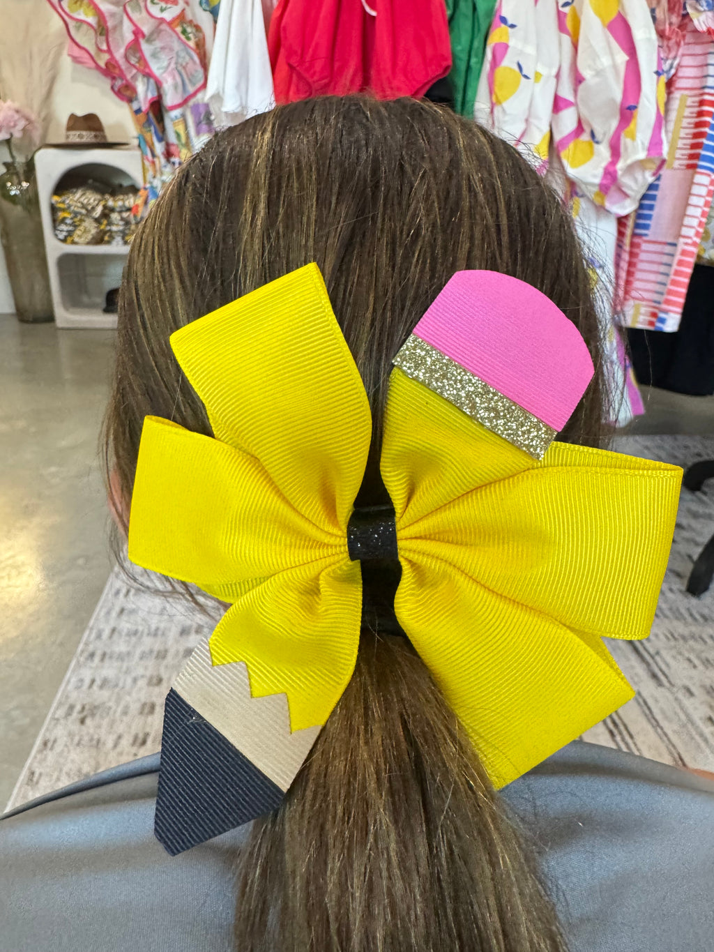 Pencil Bow Clip