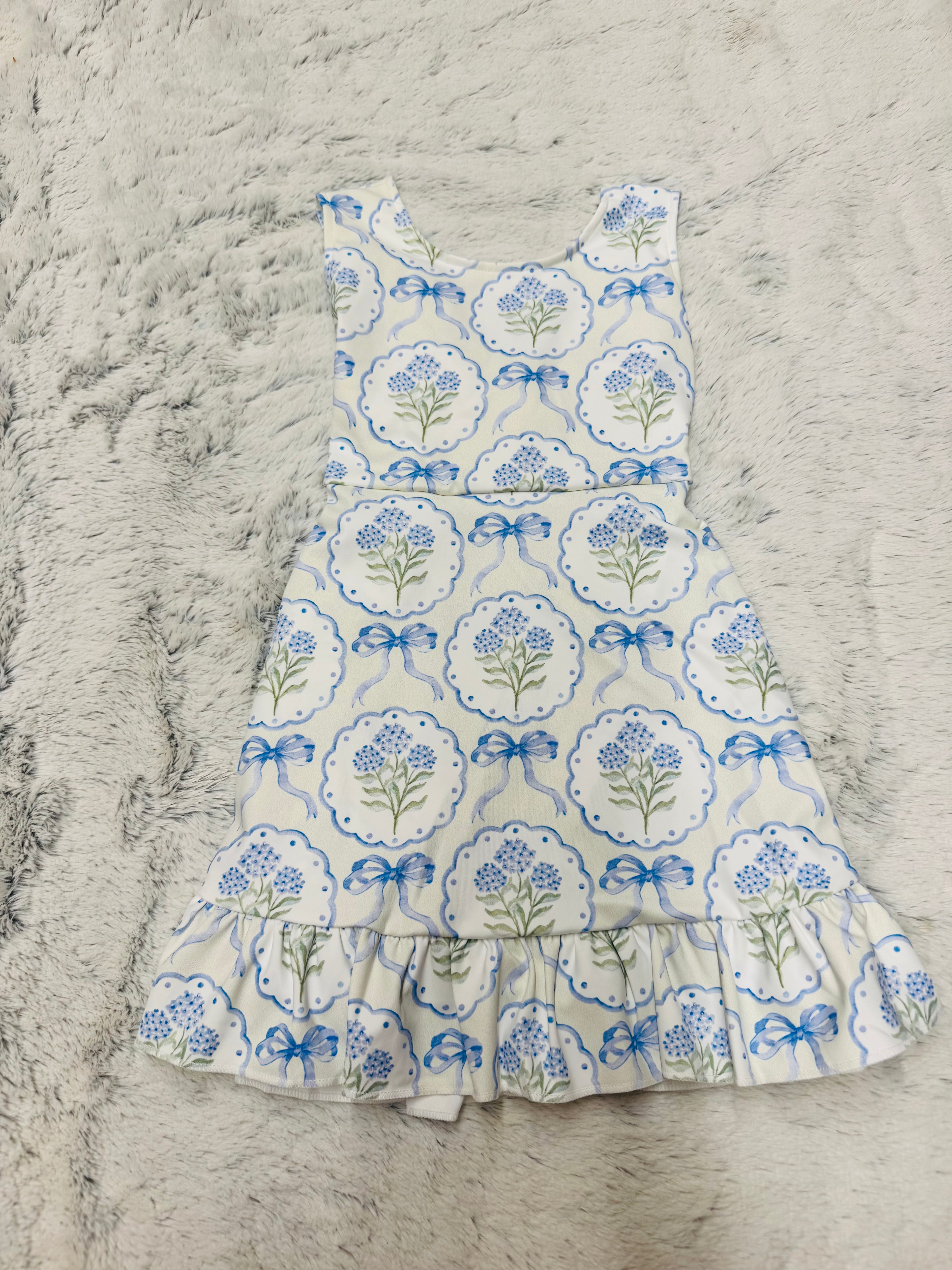 Girls Hydrangea Athletic Dress