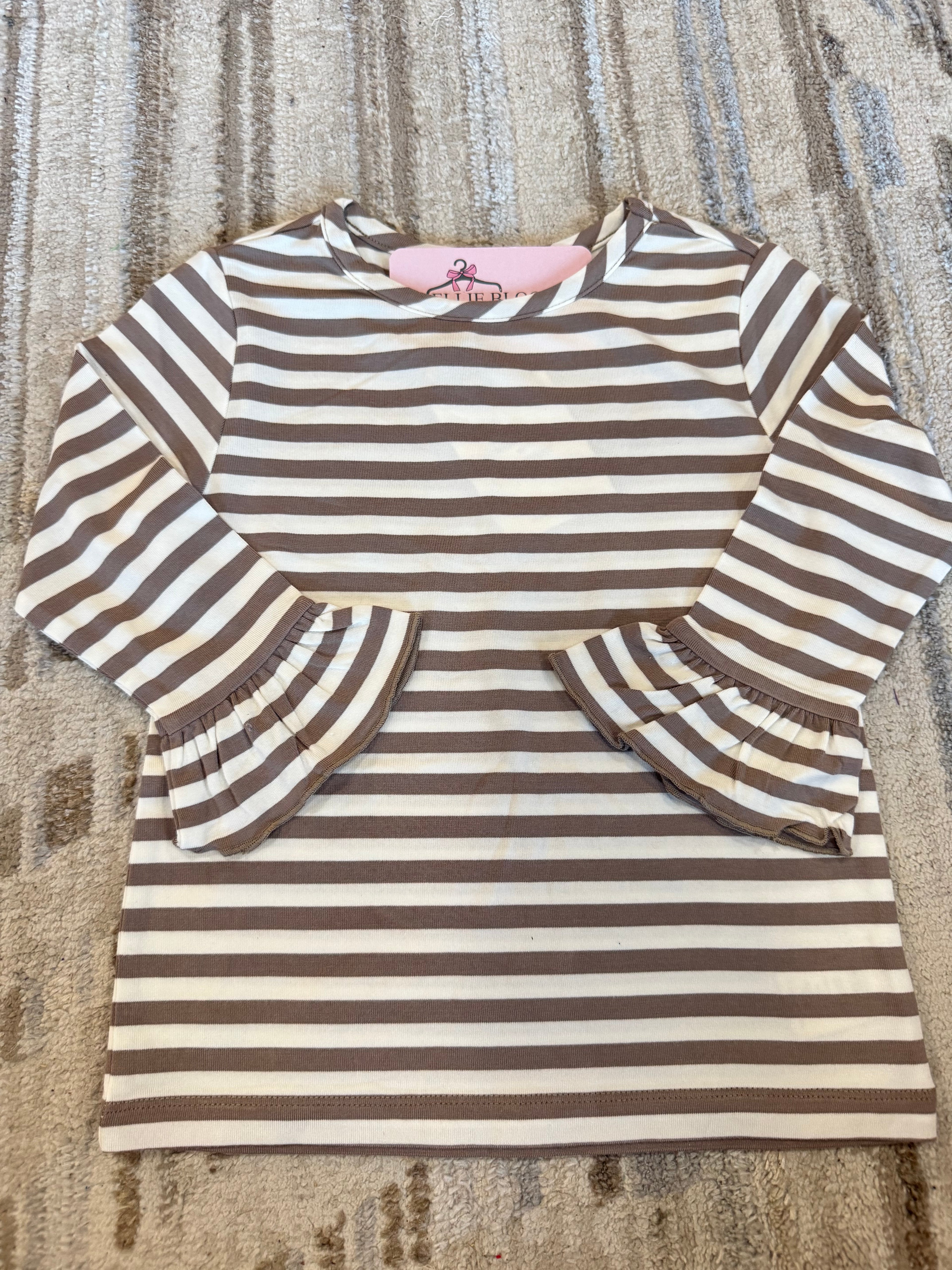 Striped Long Sleep Top