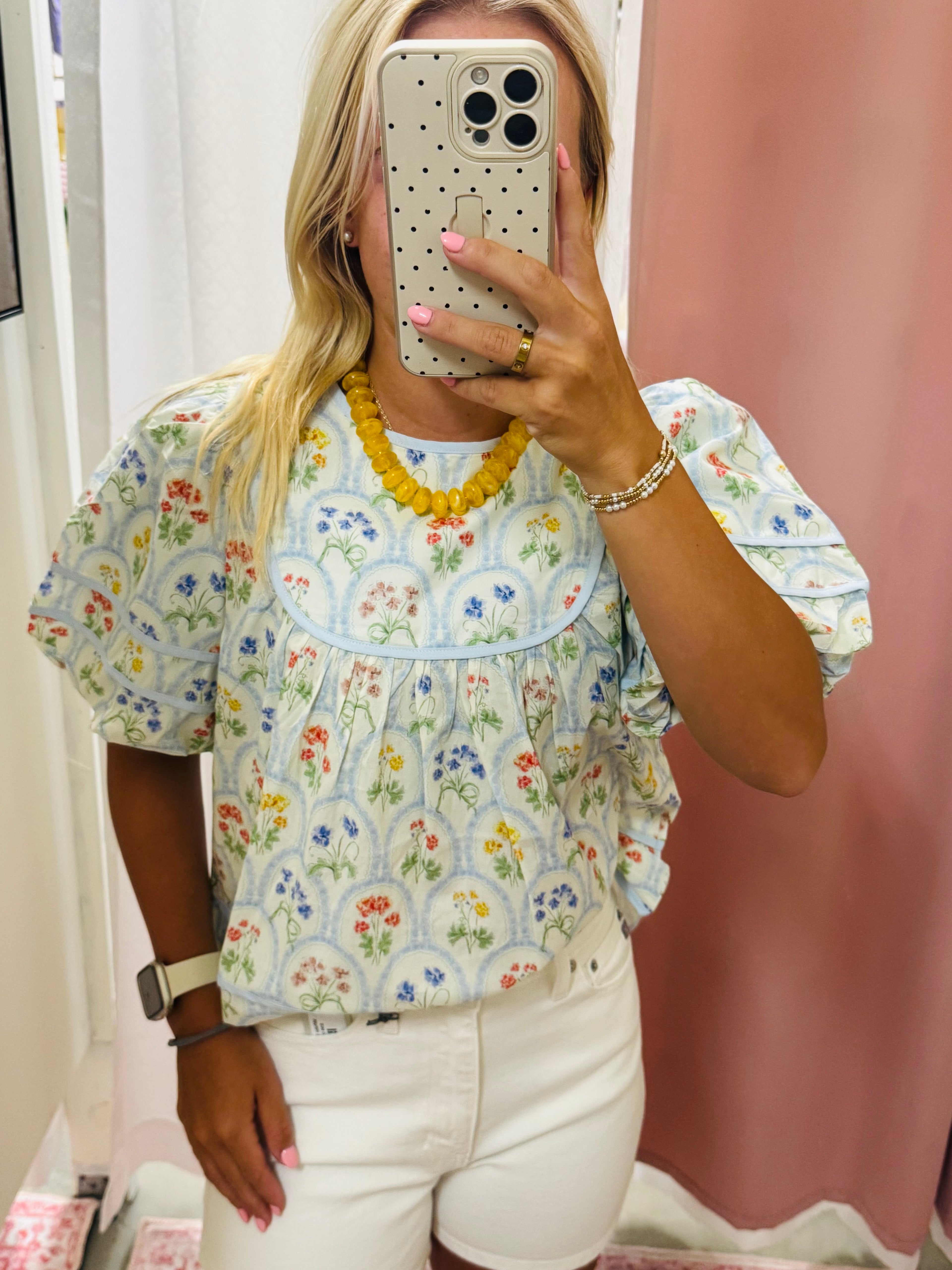 Yellow Chunky Bead Necklace