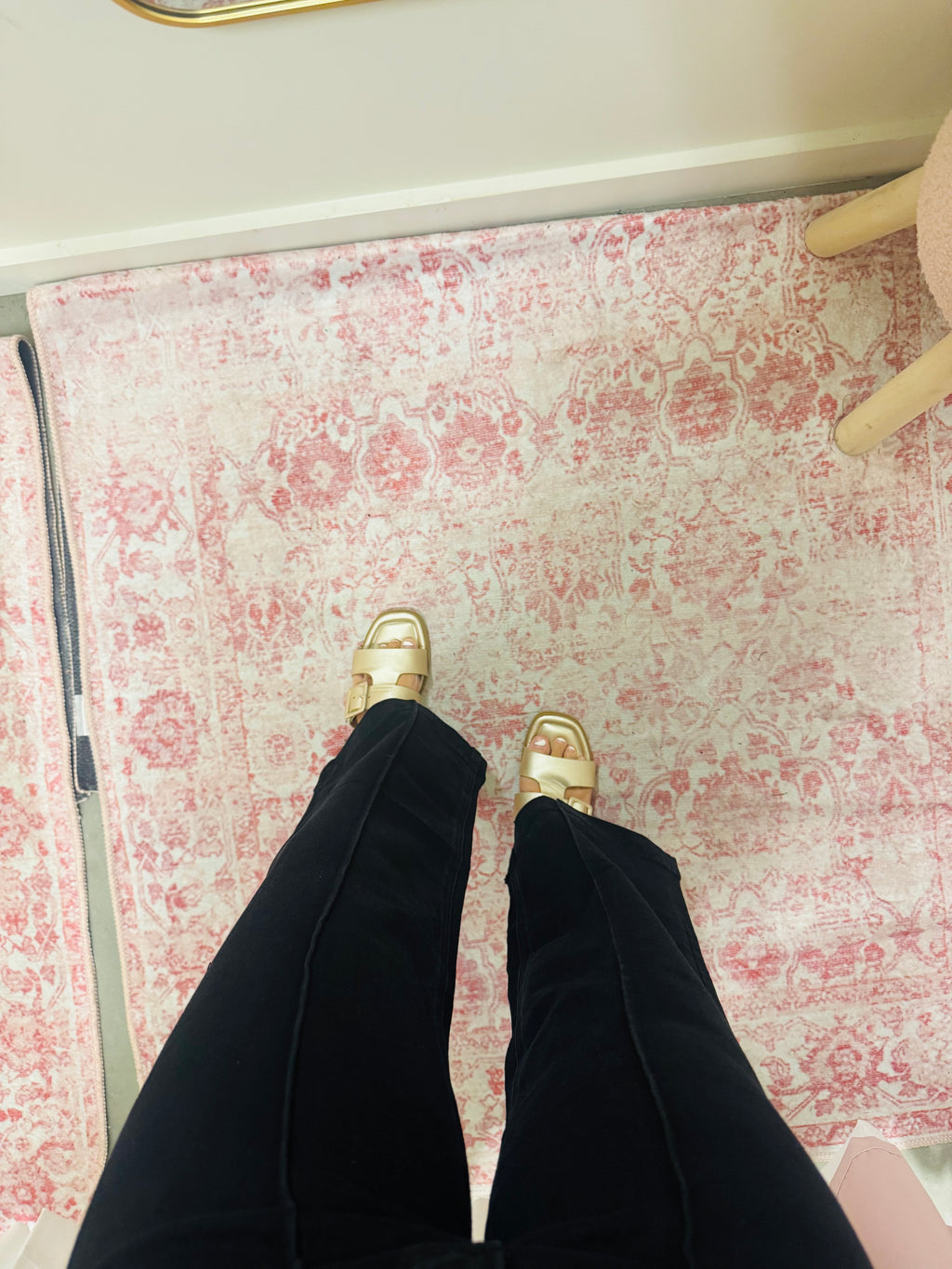 Black Pintuck Pants