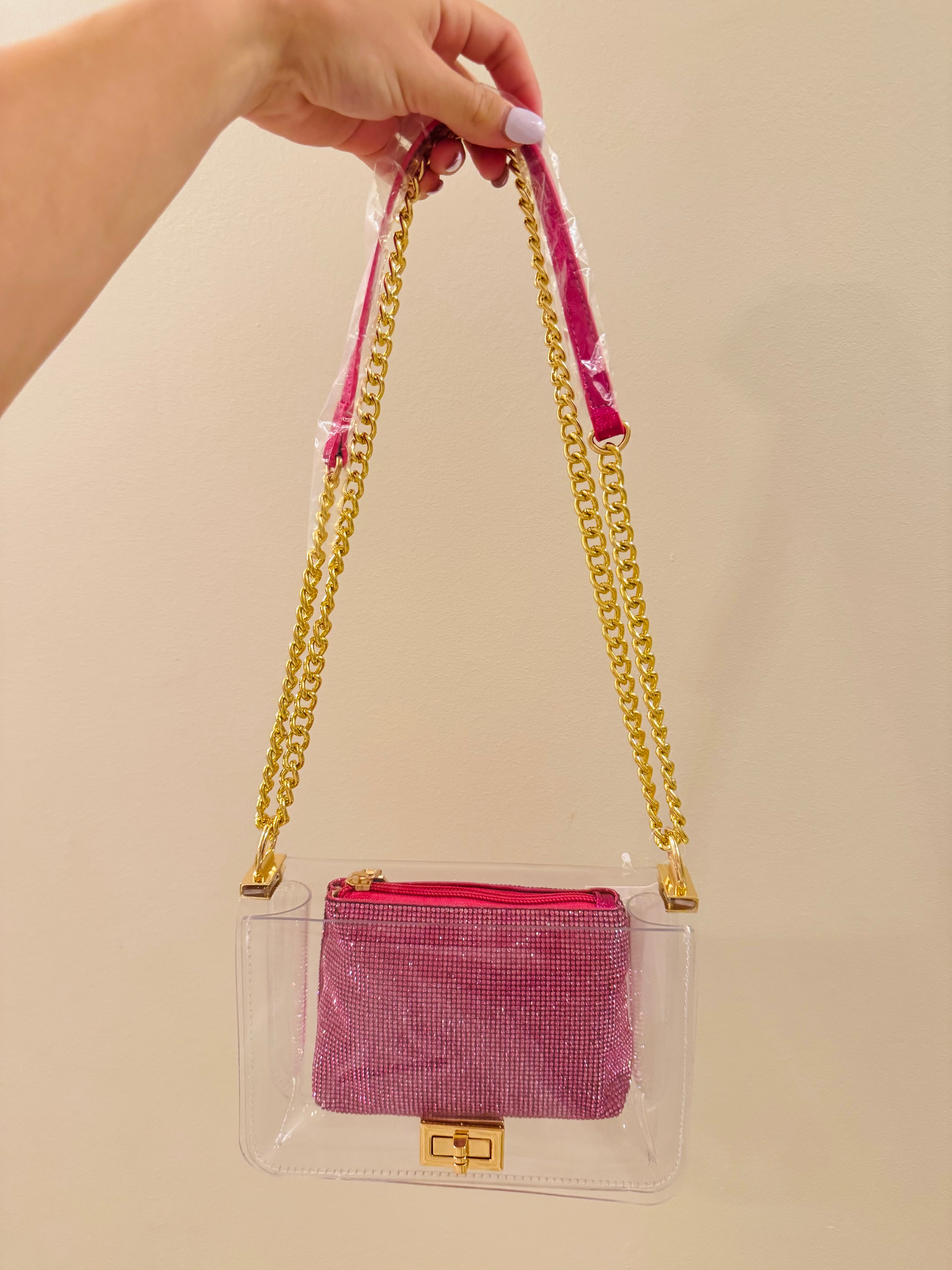 Two-In-One Clear Purse