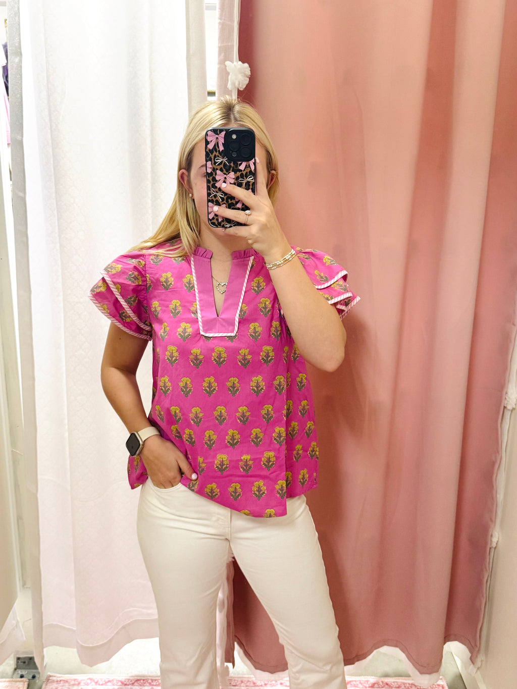 Pink Jane Blouse