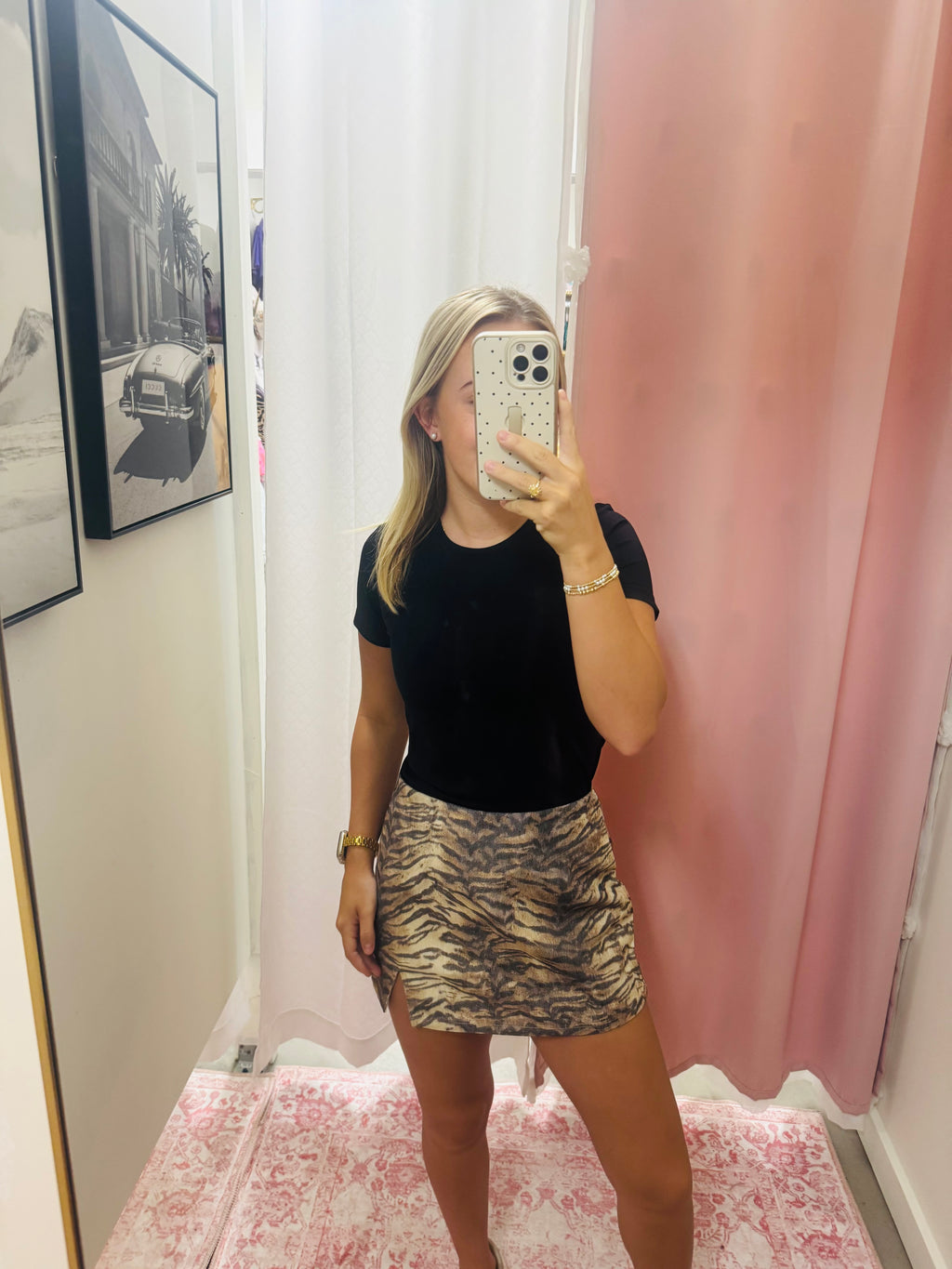 Tiger Jean Skort