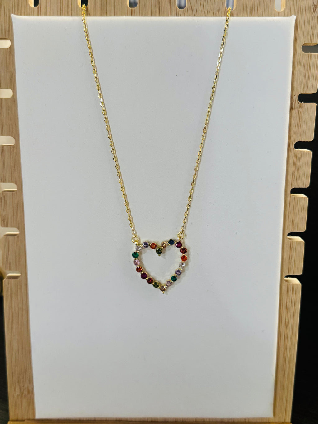 Colorful Heart Necklace