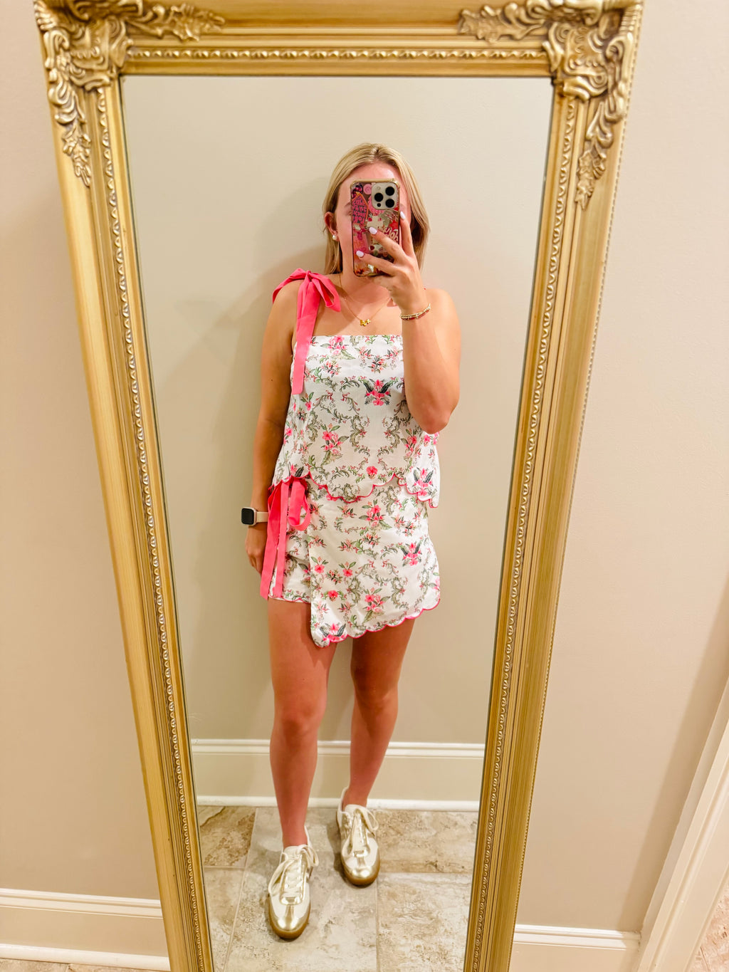 Floral Summer Skort Set