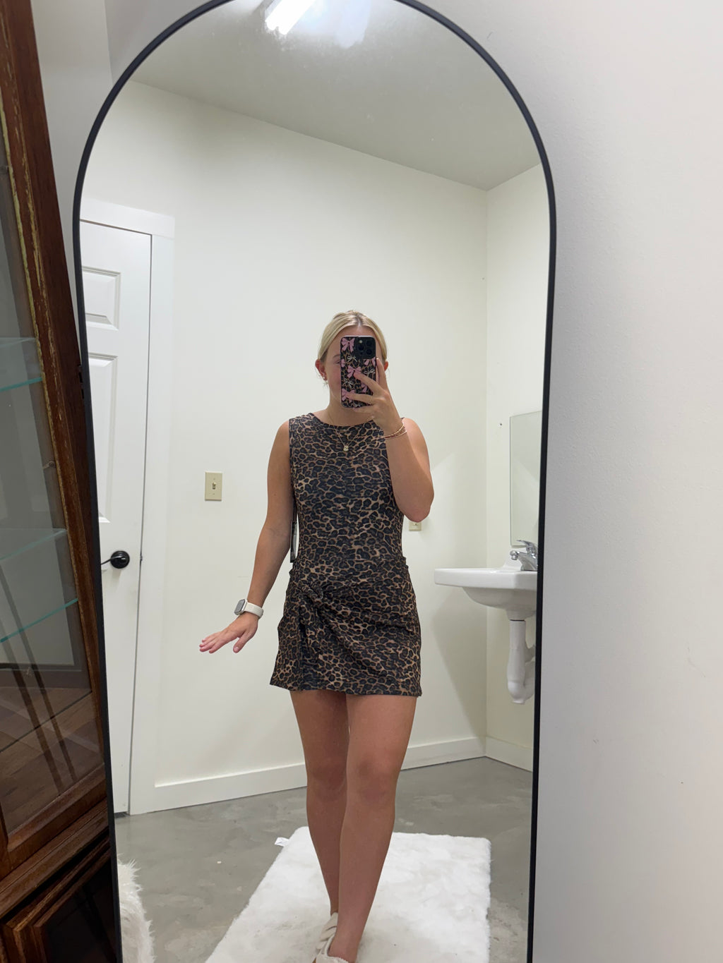 Cheetah Athletic Wrap Dress