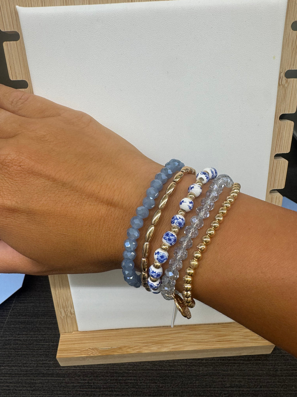 Pagoda Garden Bracelet Blue