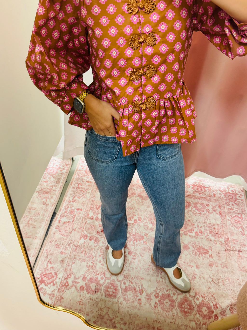 Front Pocket Kick Flare Jean