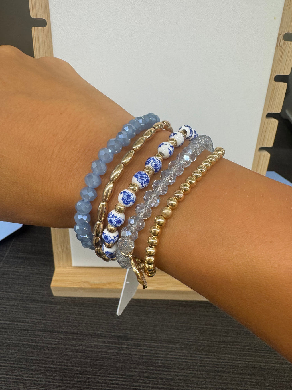 Pagoda Garden Bracelet Blue