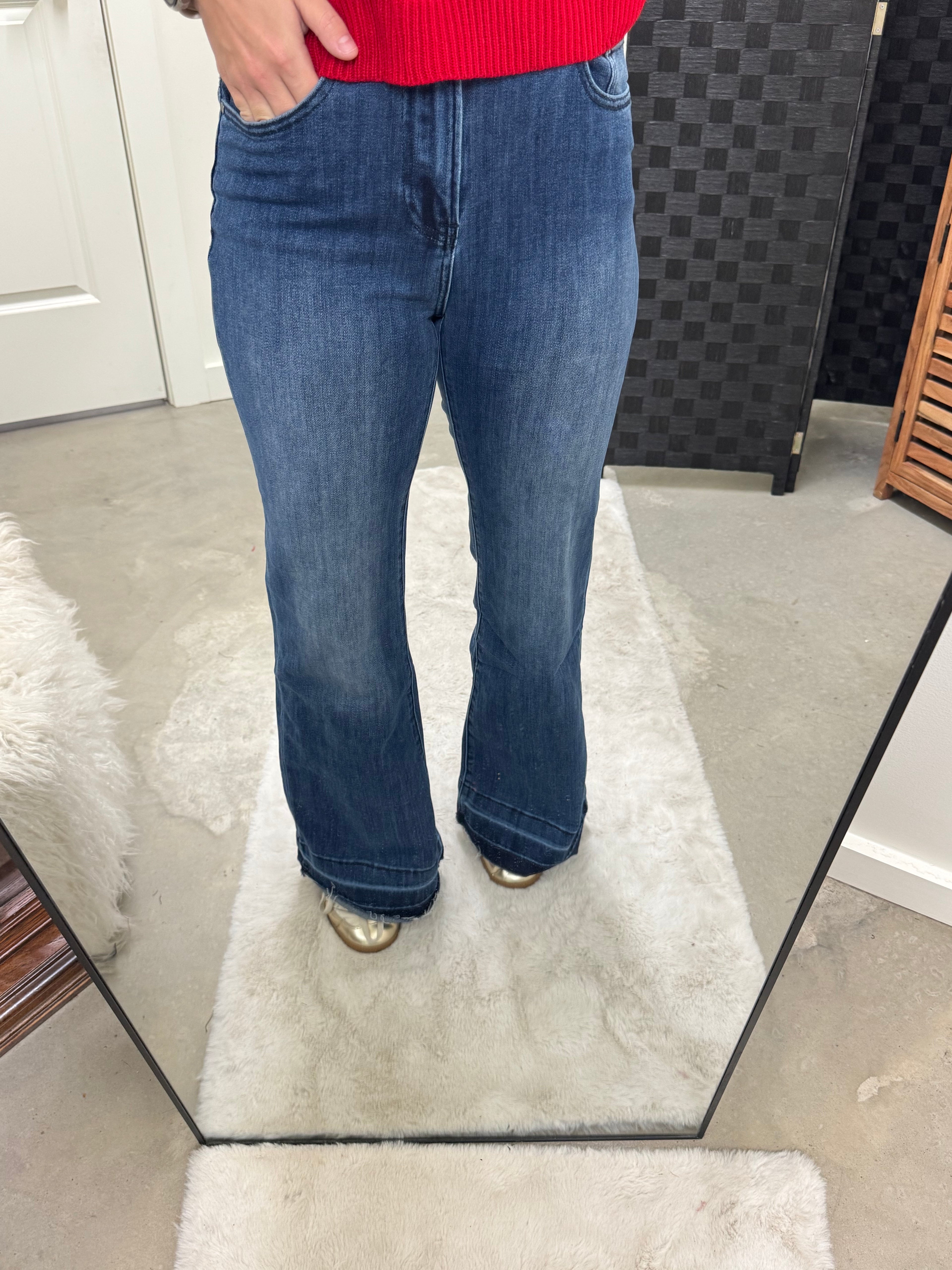 Full Length Dark Denim Jeans