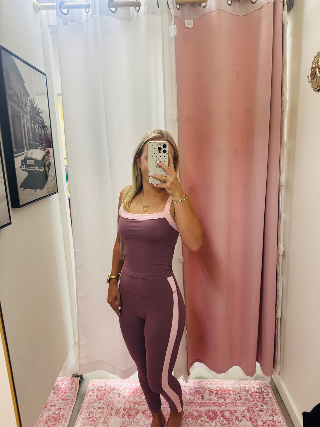 Mauve Athletic Top