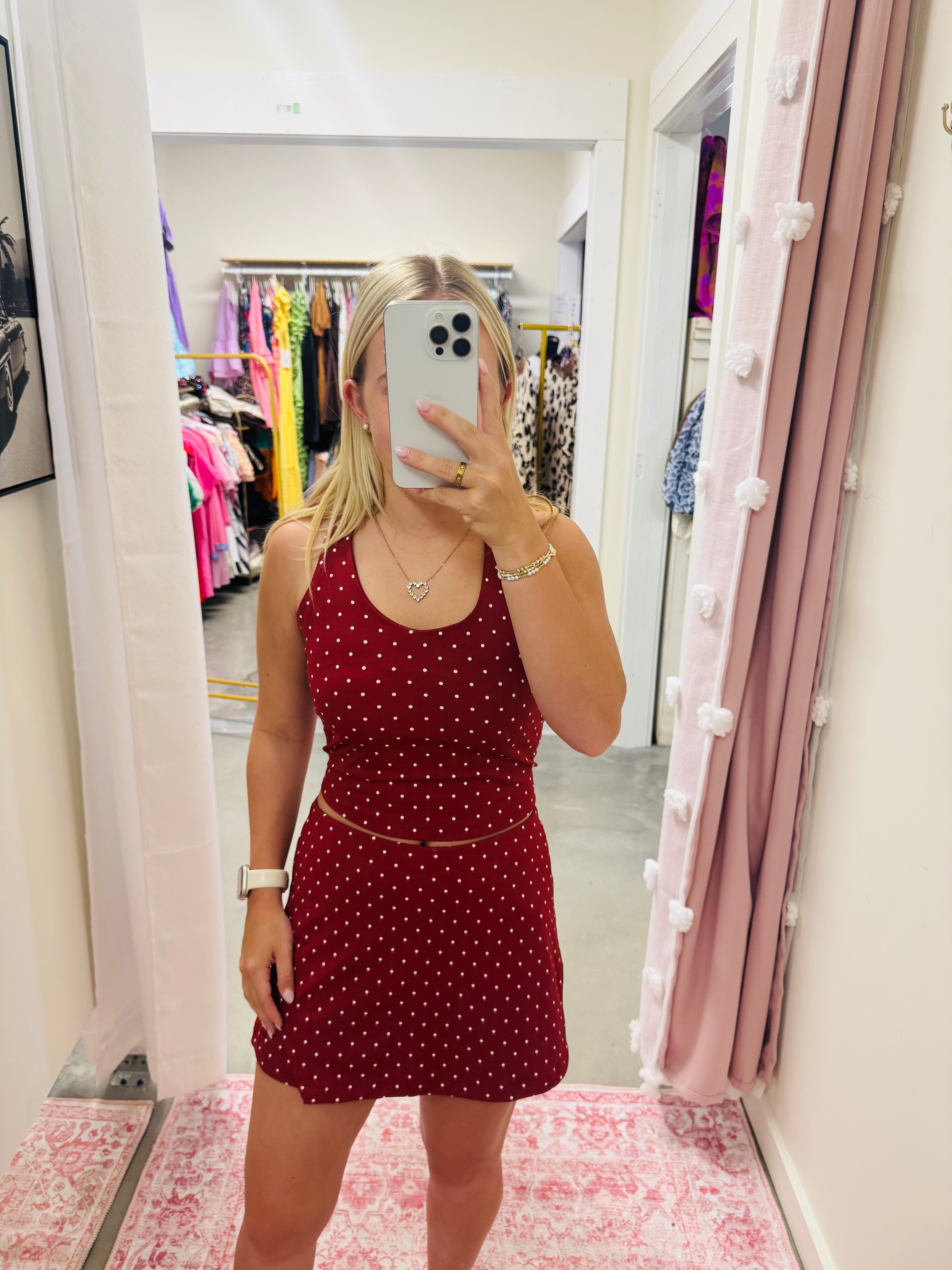 Cherry Polka Dot Set