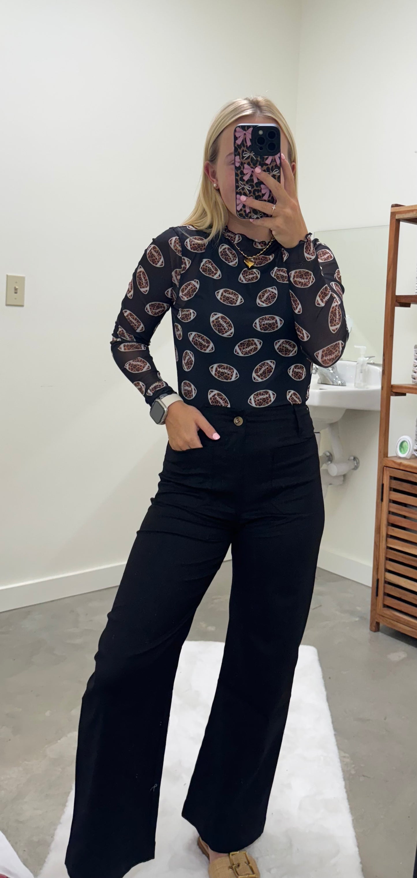 Sheer Football Top