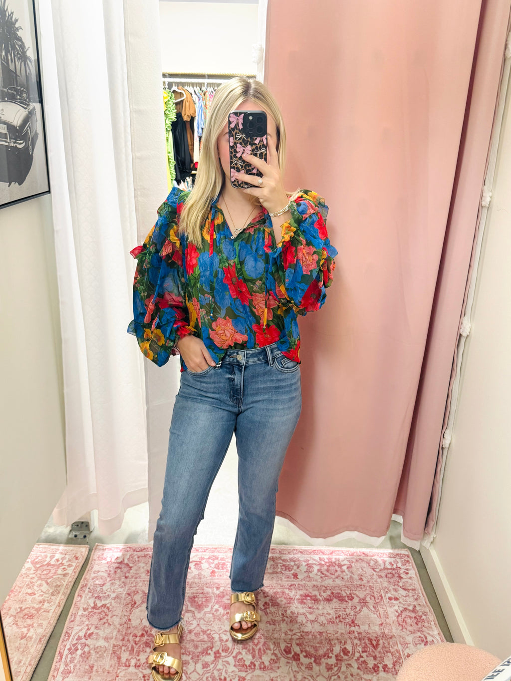 Melissa Mid Rise Straight Jean