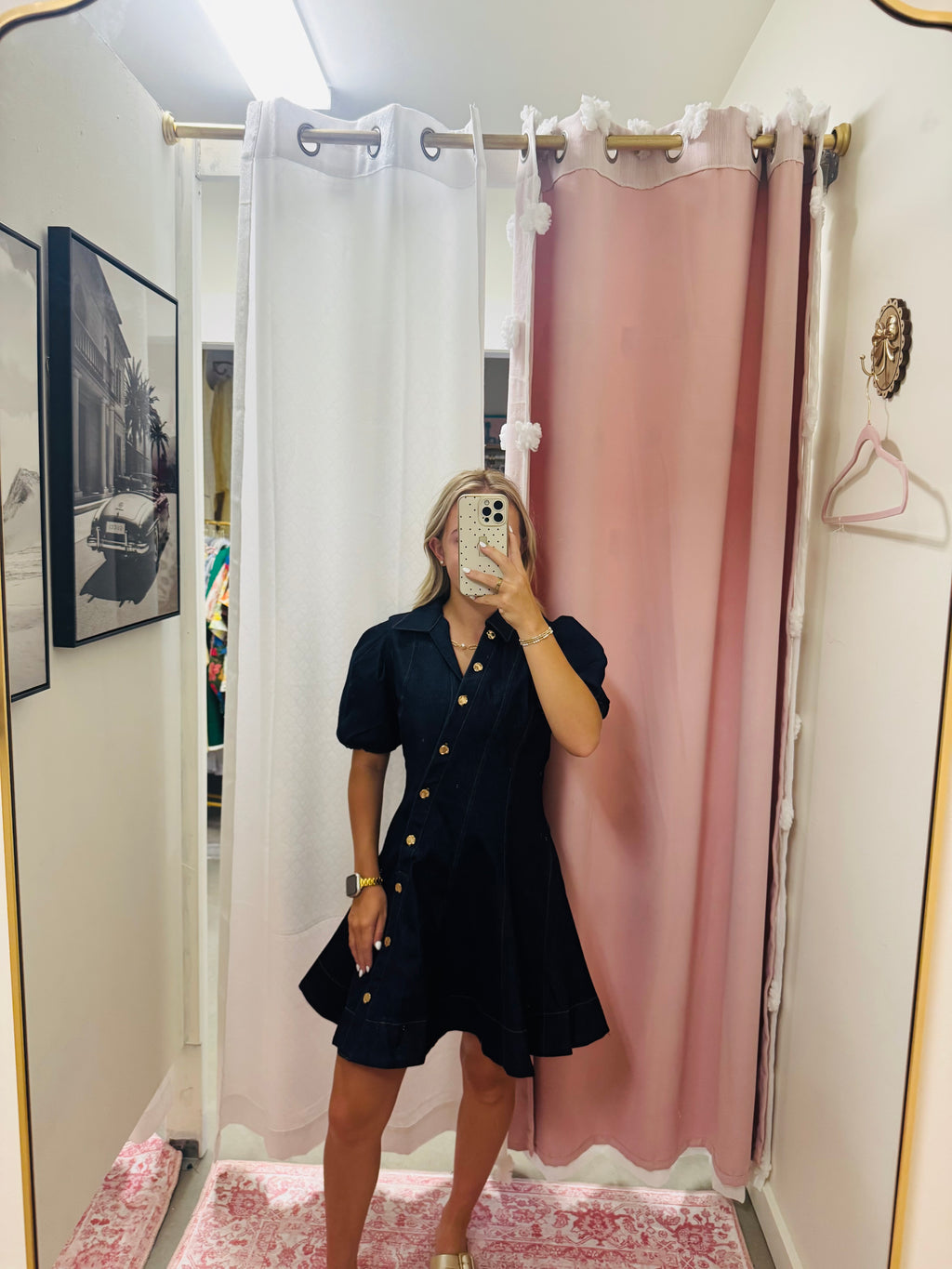 Dark Denim Mini Dress