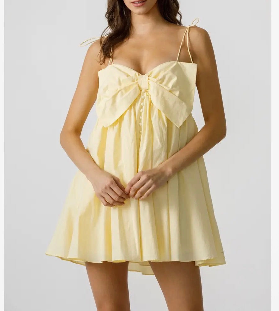 Yellow Bow Dress