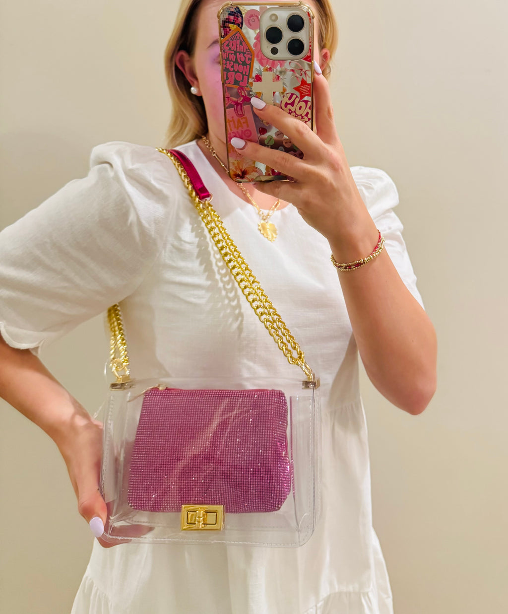 Two-In-One Clear Purse