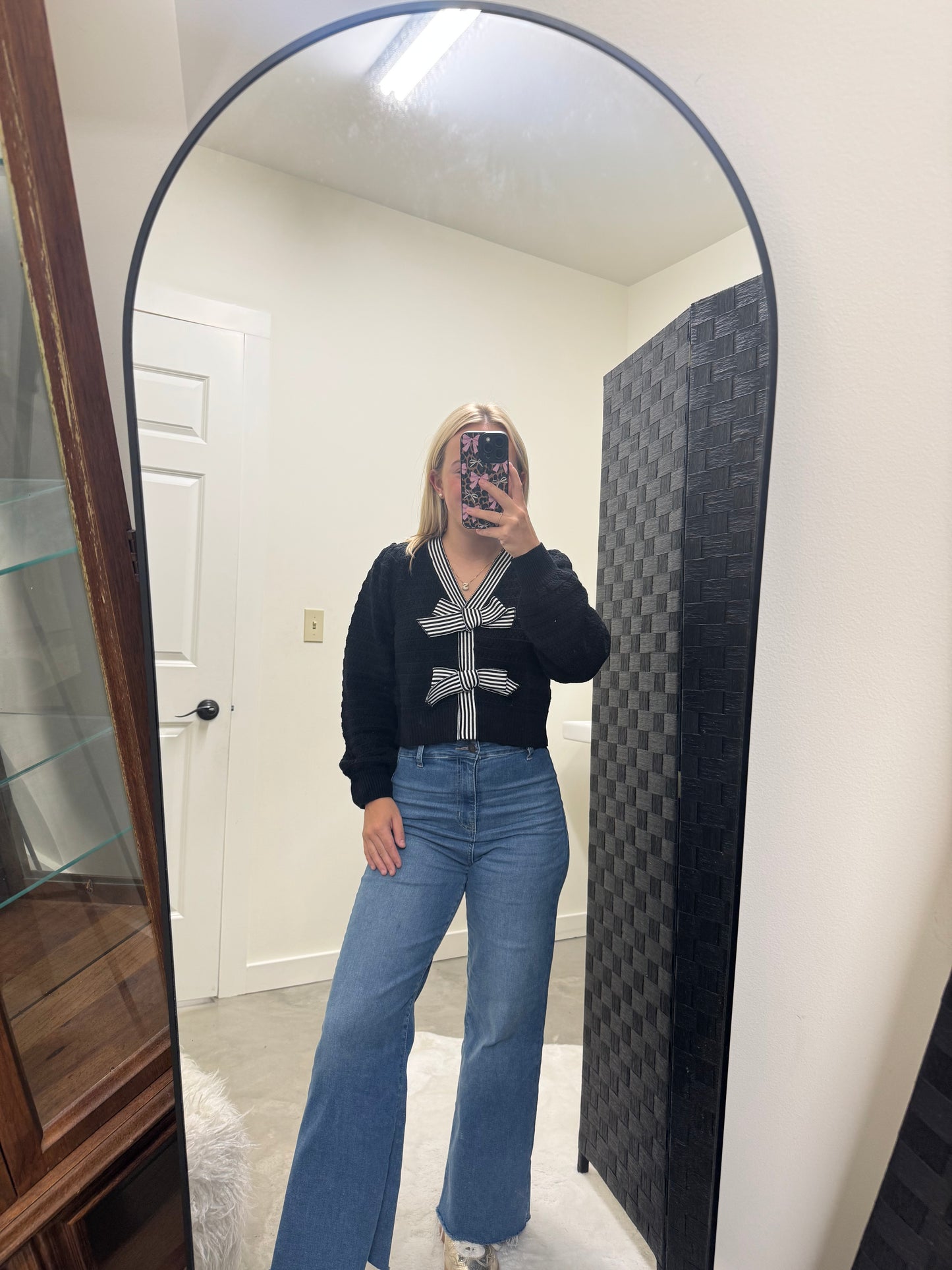 Black Bow Sweater