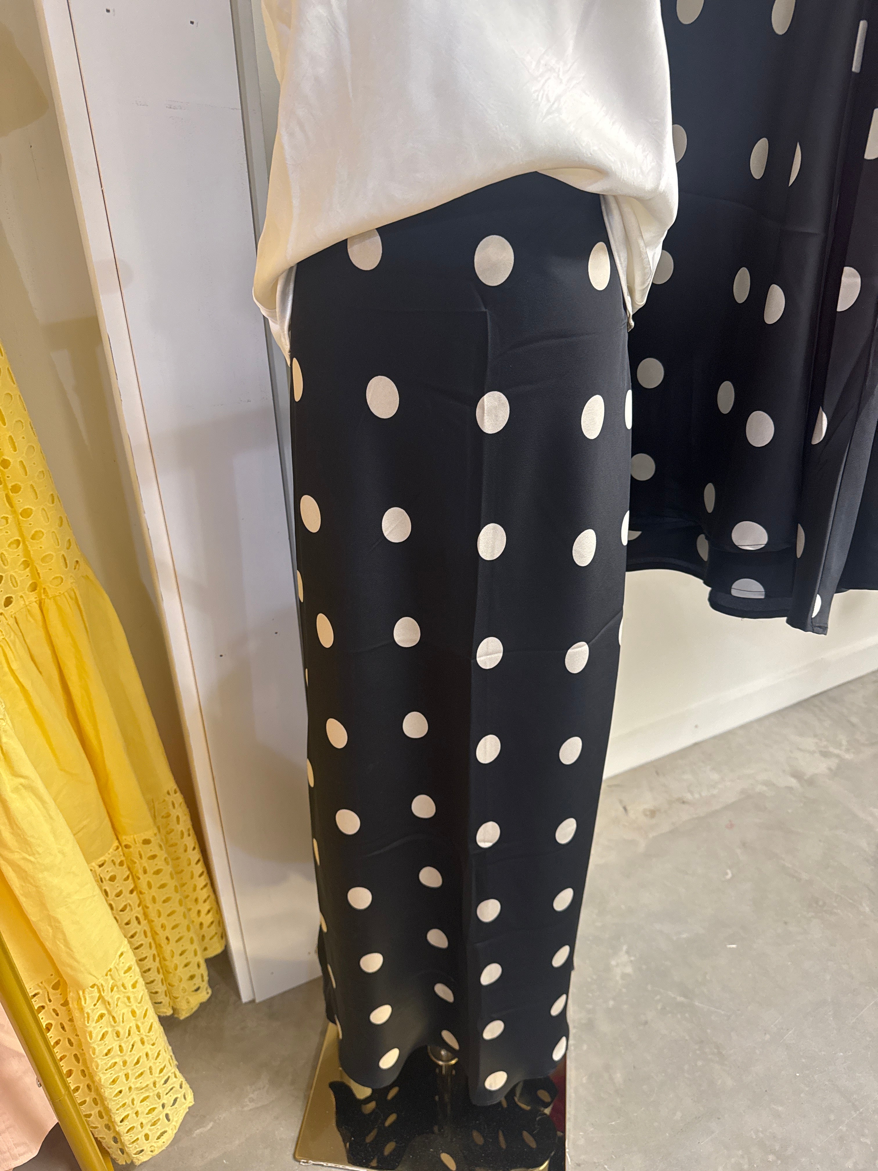 Maxi Polka Dot Skirt
