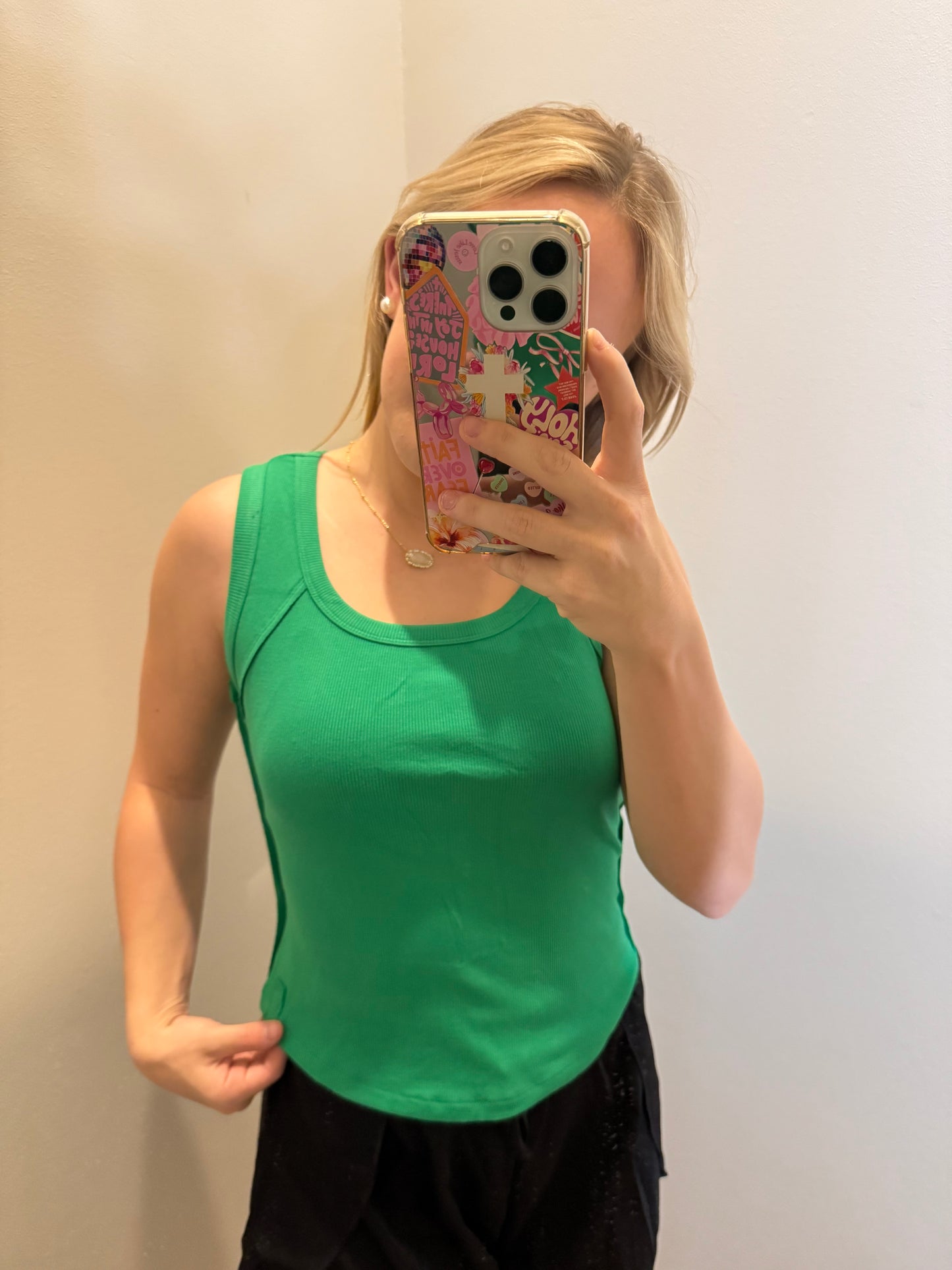 Color Me Lucky Cropped Tank