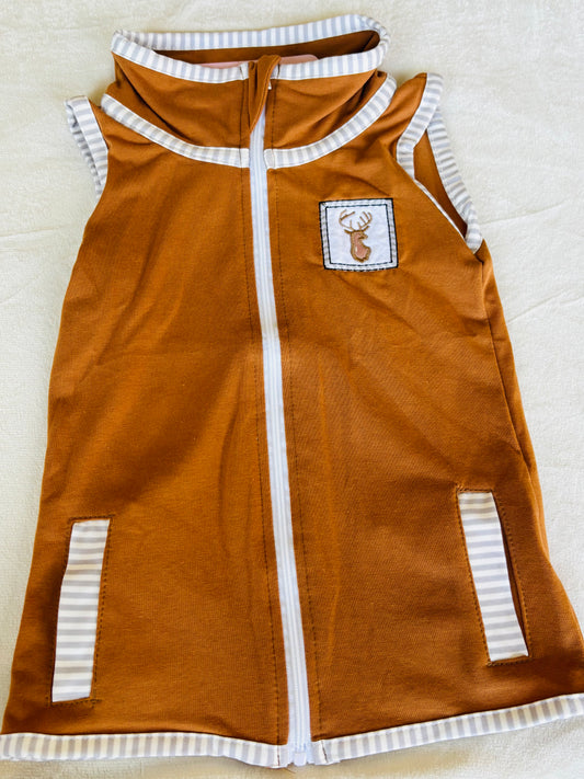 Brown Boy Cotton Vest