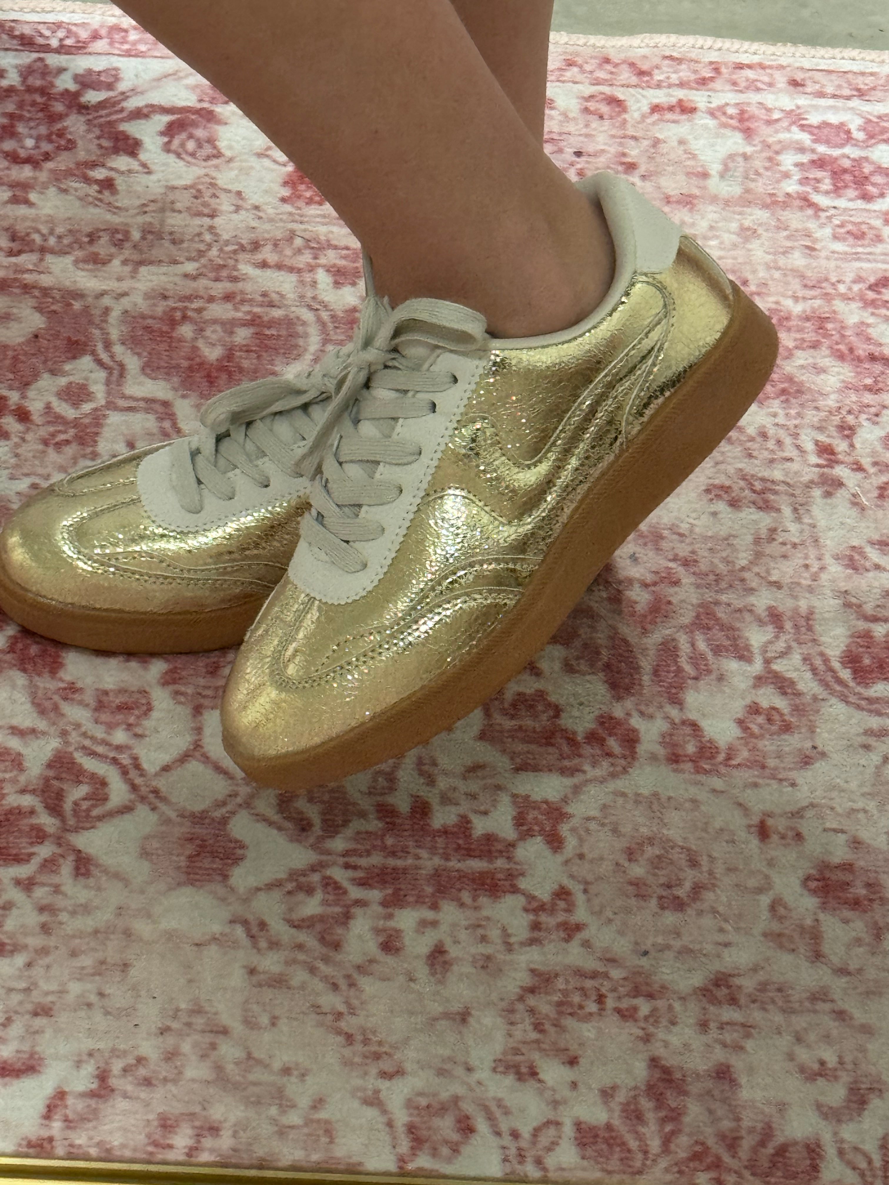 Gold Full Back Sneaker