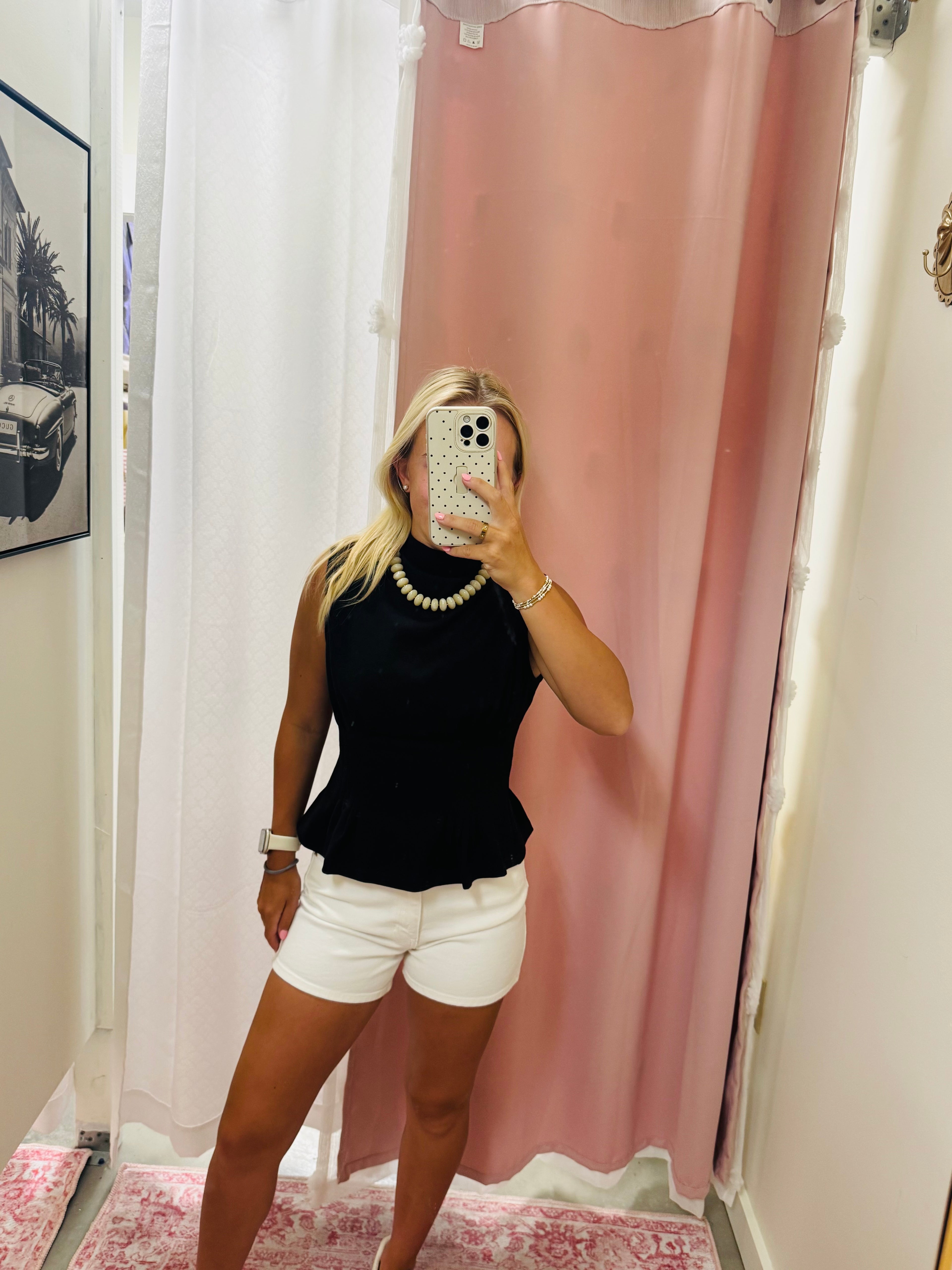 Black Scuba Top