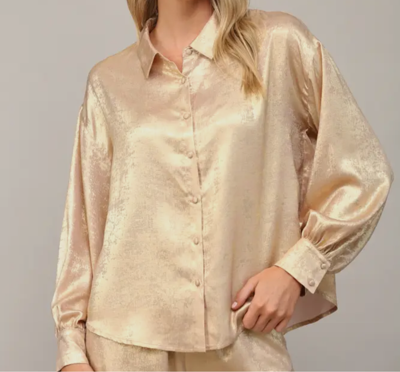 Gold Dress Top