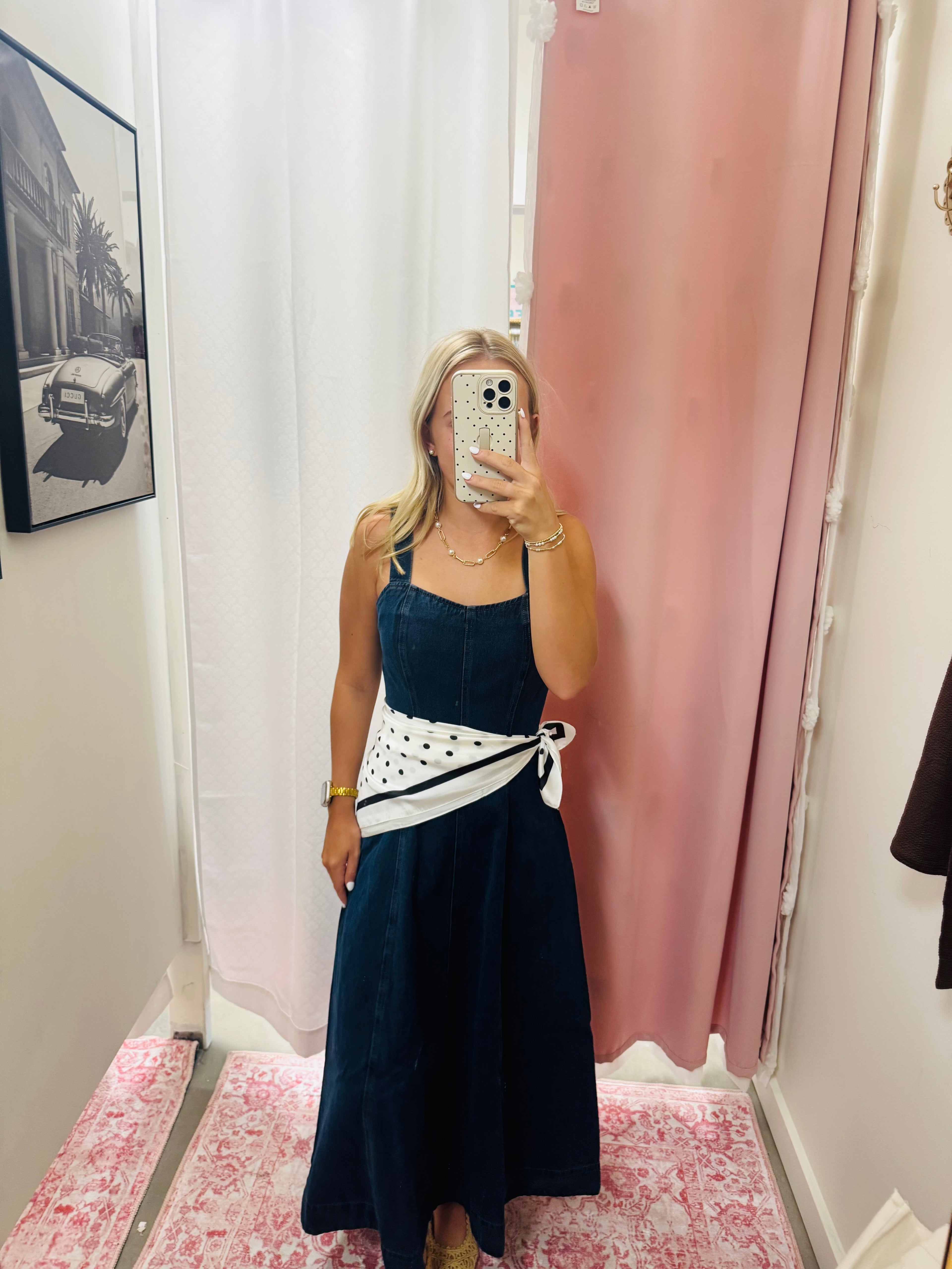 Simple in Denim Dress